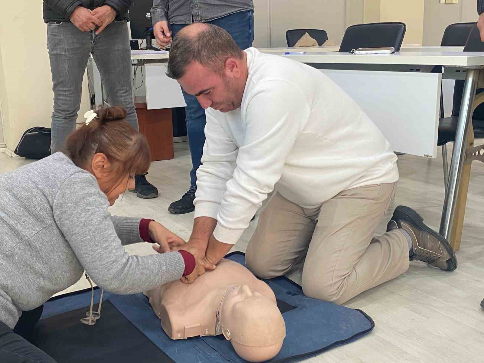 Söke Belediyesi Personeline İlk Yardım Eğitimi verildi
