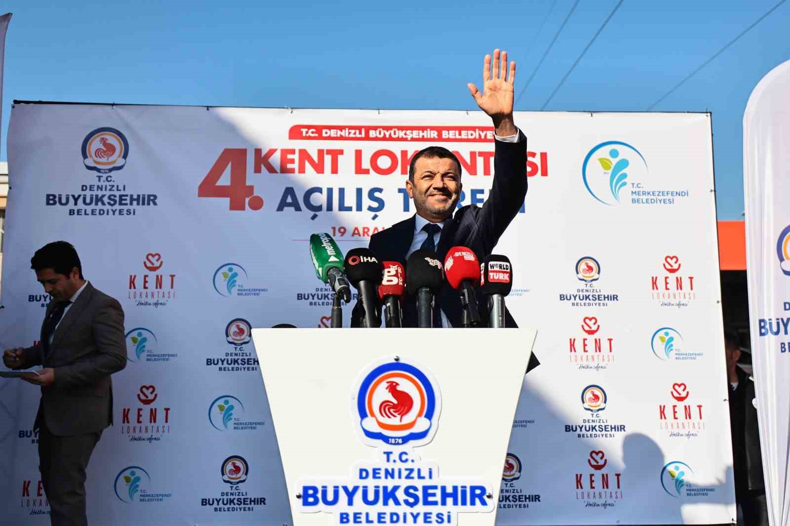 Denizli Büyükşehir Belediyesi 4. Kent Lokantasını hizmete açtı
