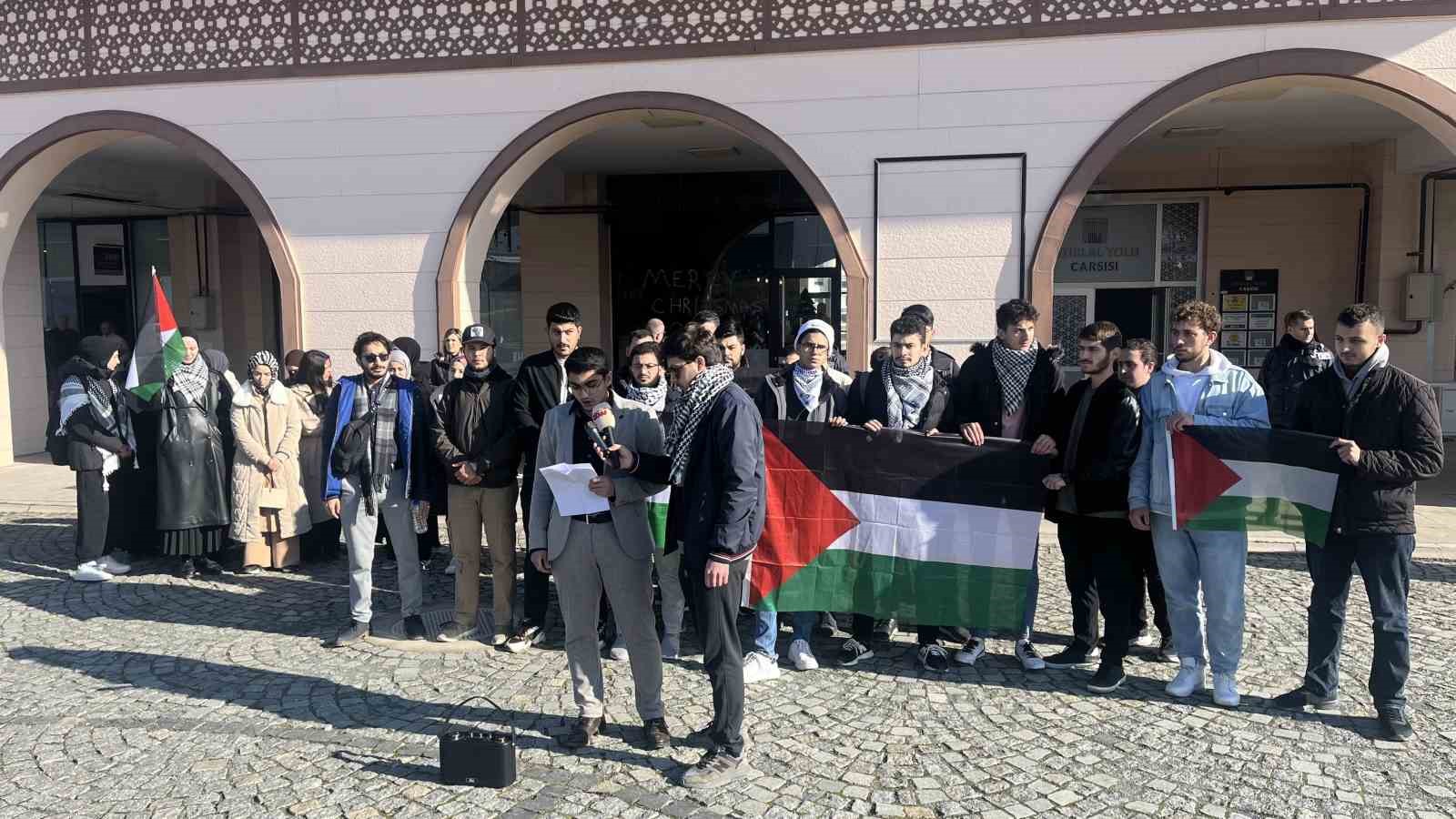 Kastamonu Üniversitesi öğrencileri, Filistin için tek yürek oldu
