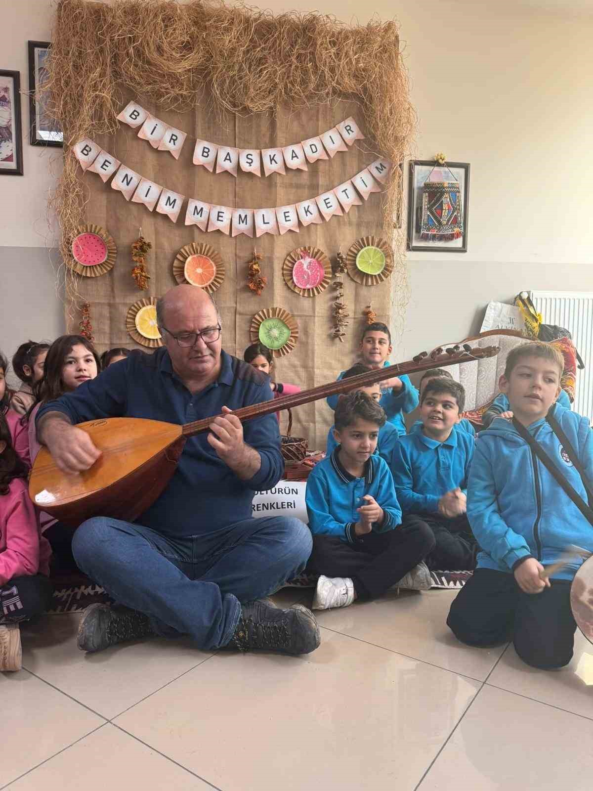 İlkokul öğrencilerine ’yerli ürün ve kültür’ öğretildi
