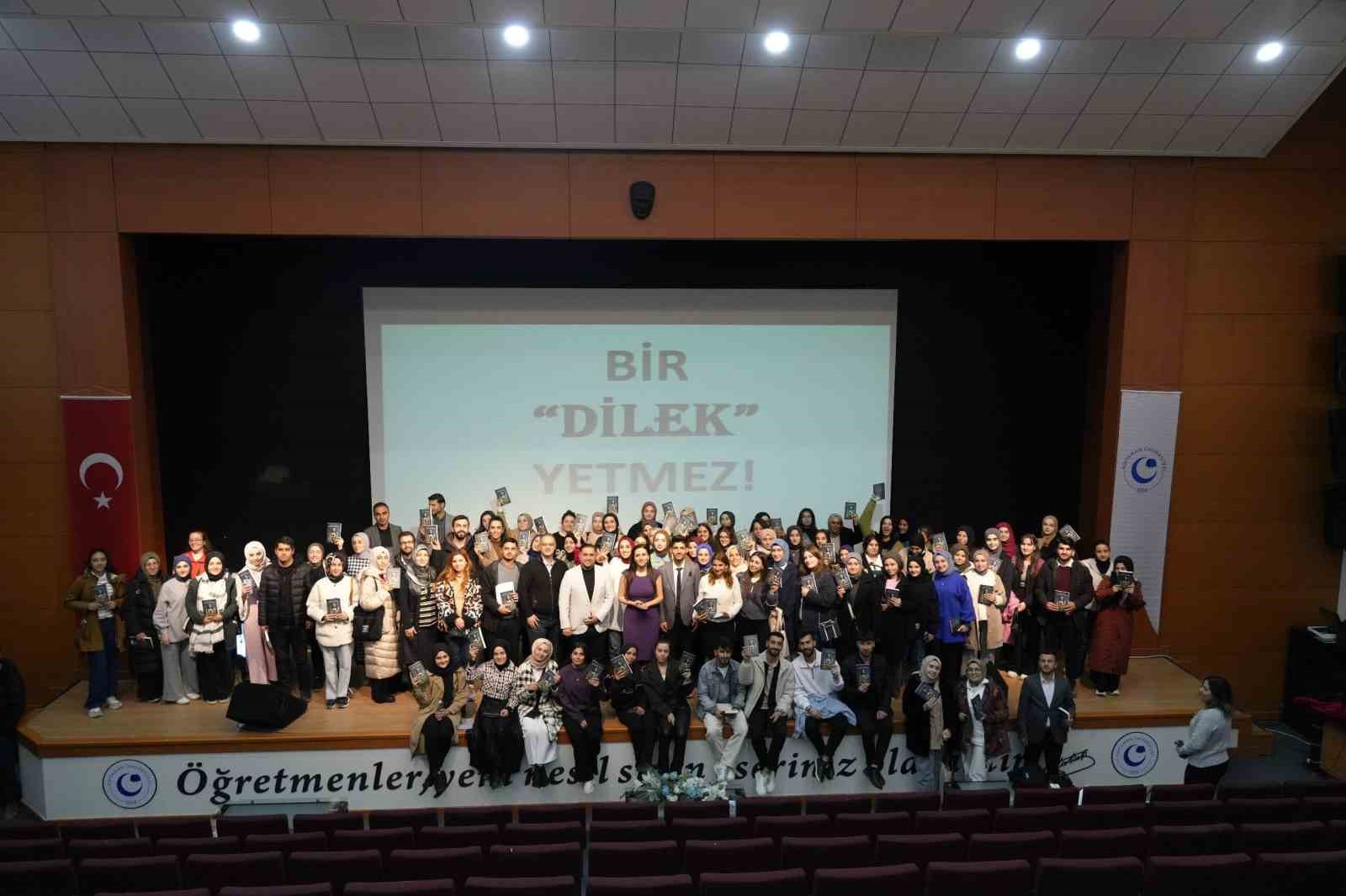 Adıyaman Üniversitesi’nde “Bir Dilek Yetmez” konferansı düzenlendi
