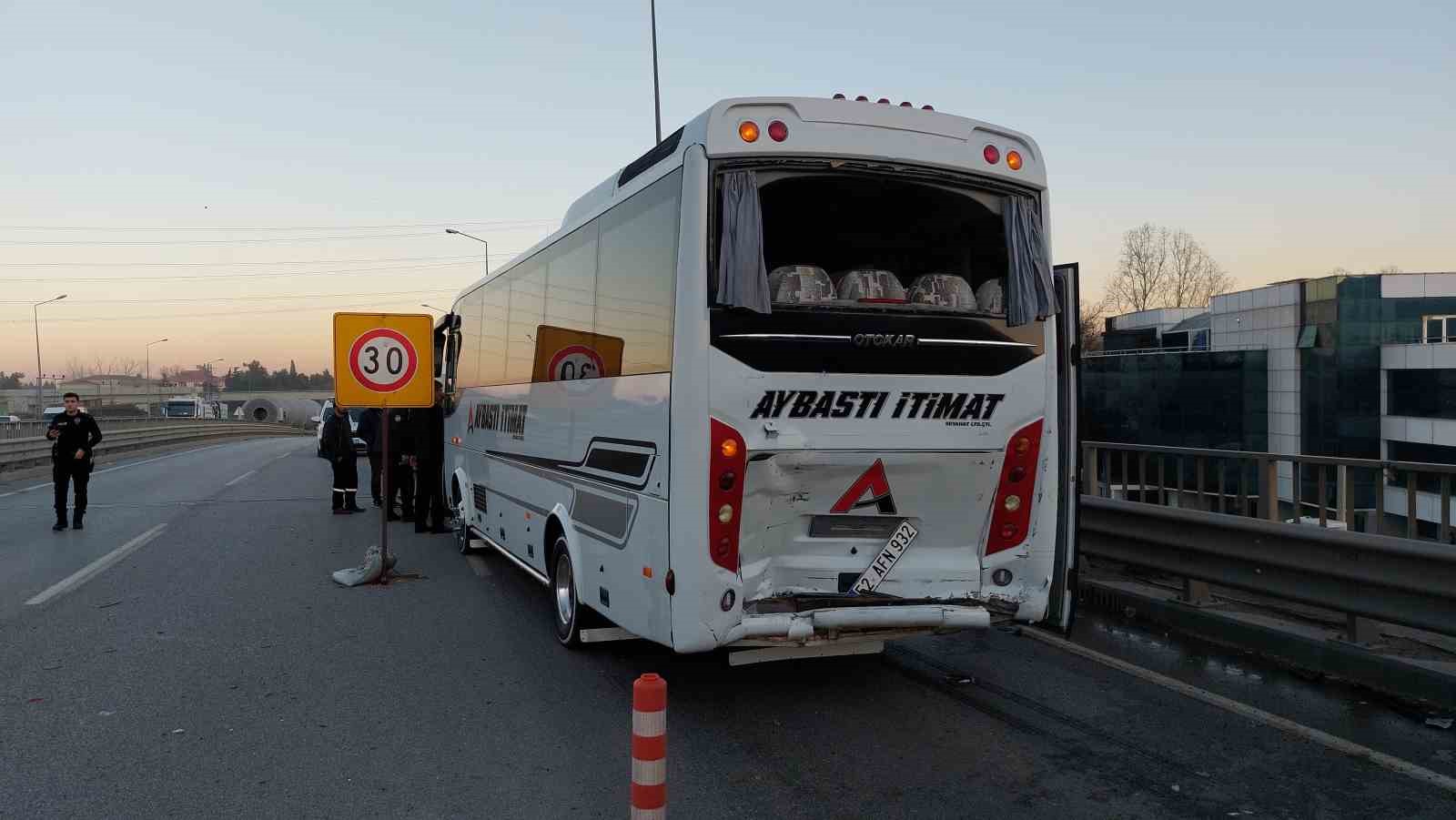 Samsun’da 5 araçlı zincirleme kaza: 2 yaralı
