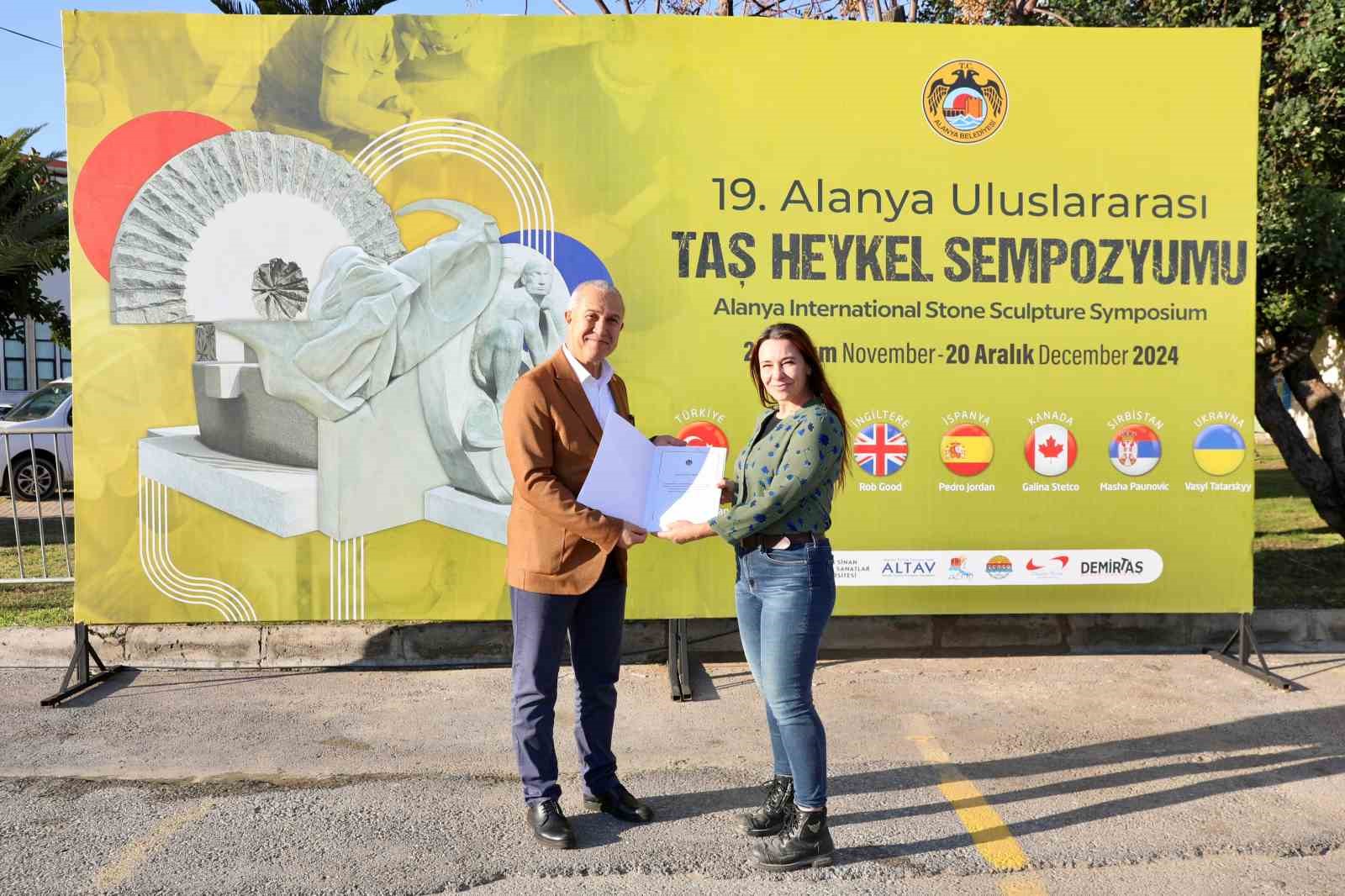 19. Alanya uluslararası taş heykel sempozyumu sona erdi
