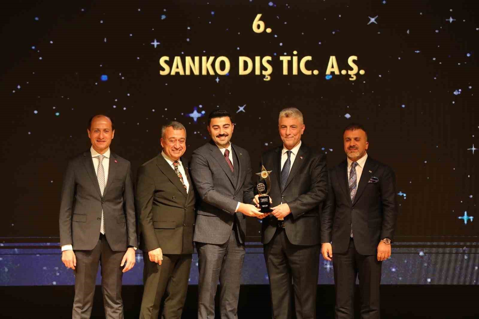 SANKO Dış Ticaret’e “ihracatın yıldızı” ödülü
