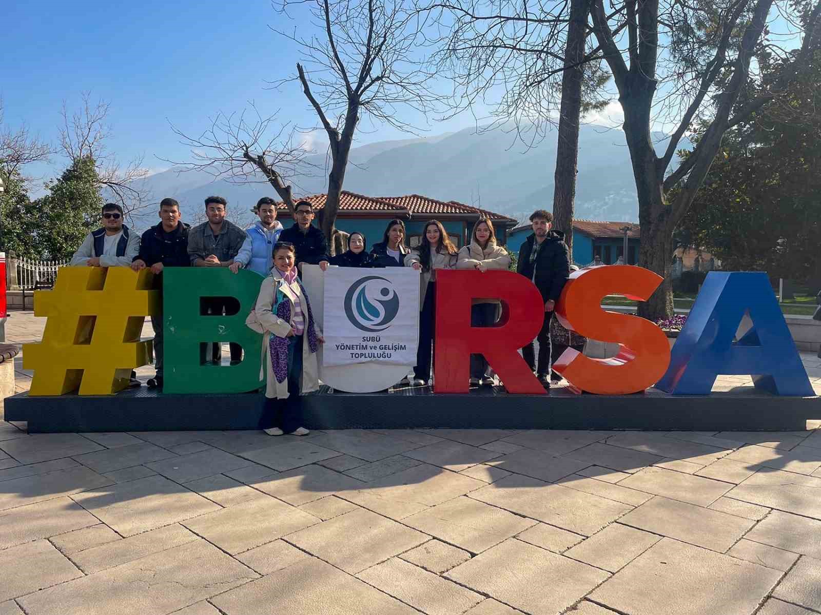 SUBÜ öğrencileri, Bursa’nın tarihi ve doğal güzelliklerini keşfettiler
