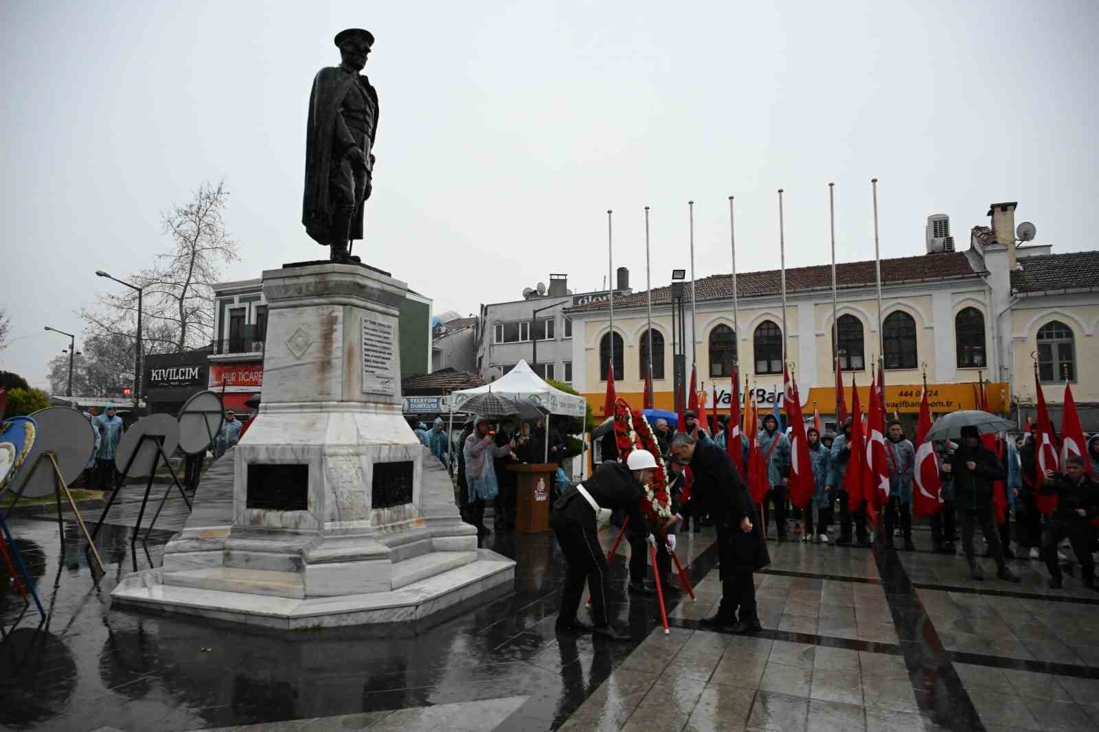 Atatürk’ün Edirne’ye gelişinin 94’üncü yılı törenle kutlandı
