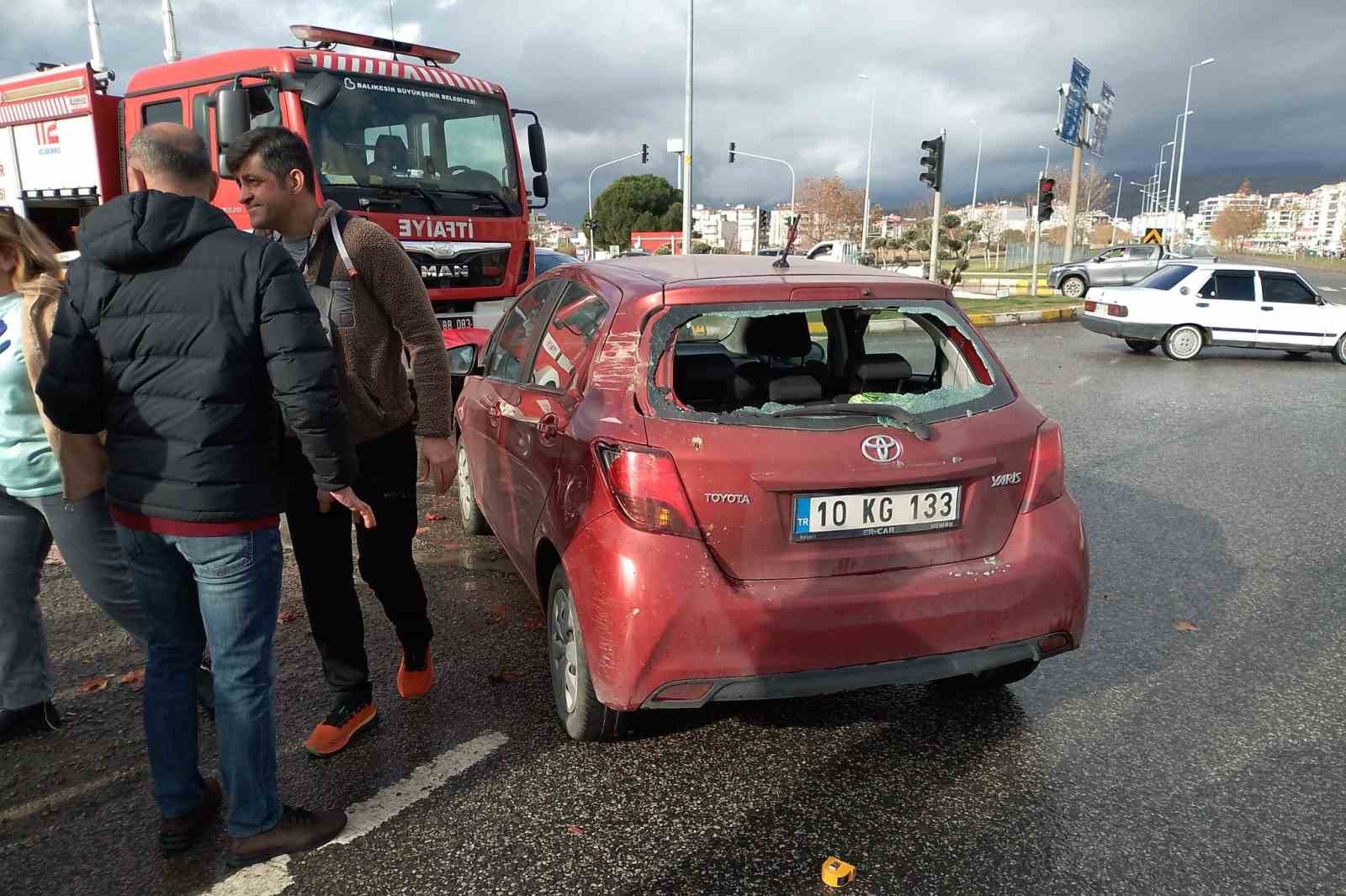 Edremit Otogar Kavşağı’nda kaza
