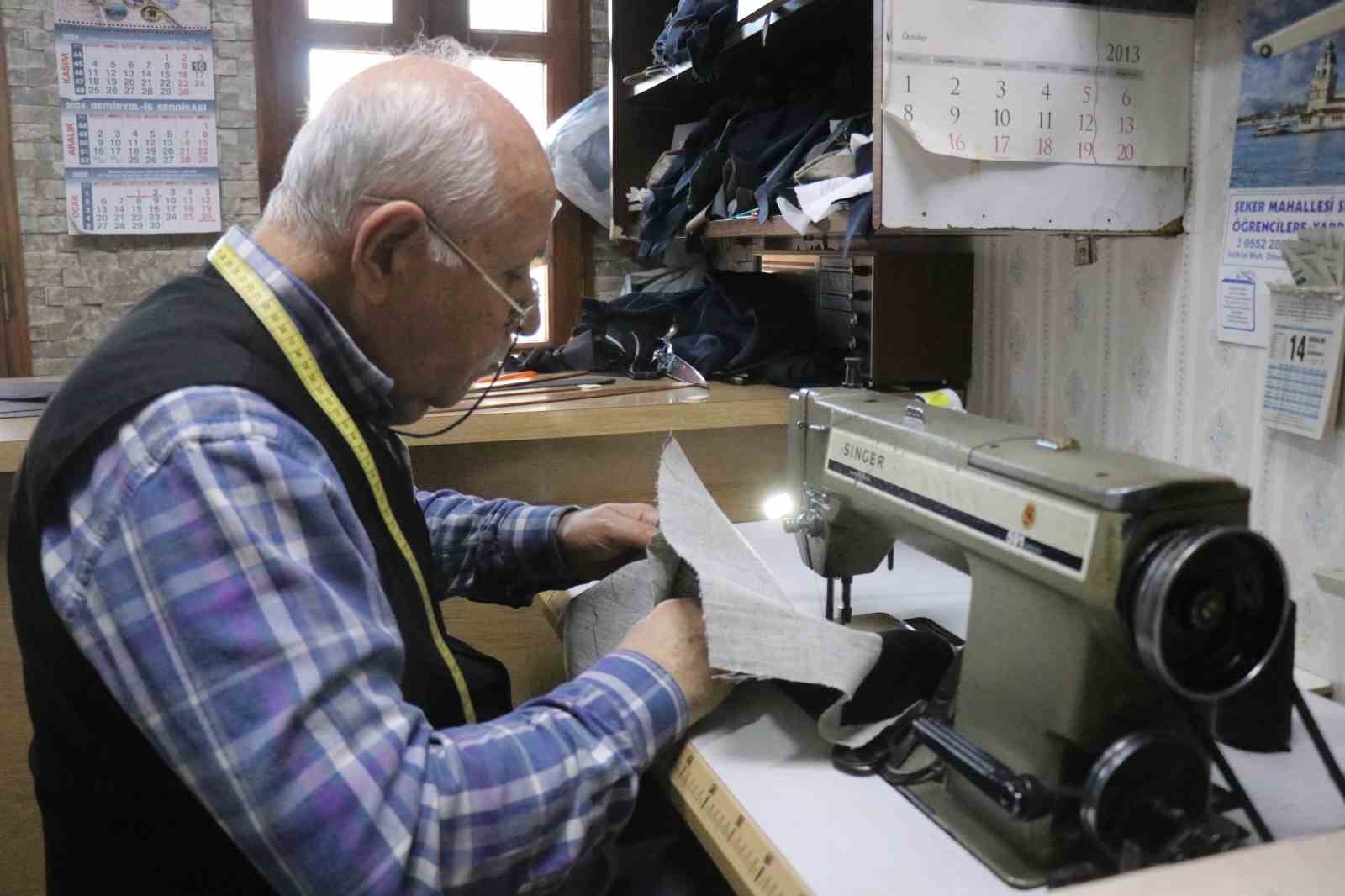 Zamanında modaya yön veren terzilik mesleği artık konfeksiyon ürünlerini düzeltiyor
