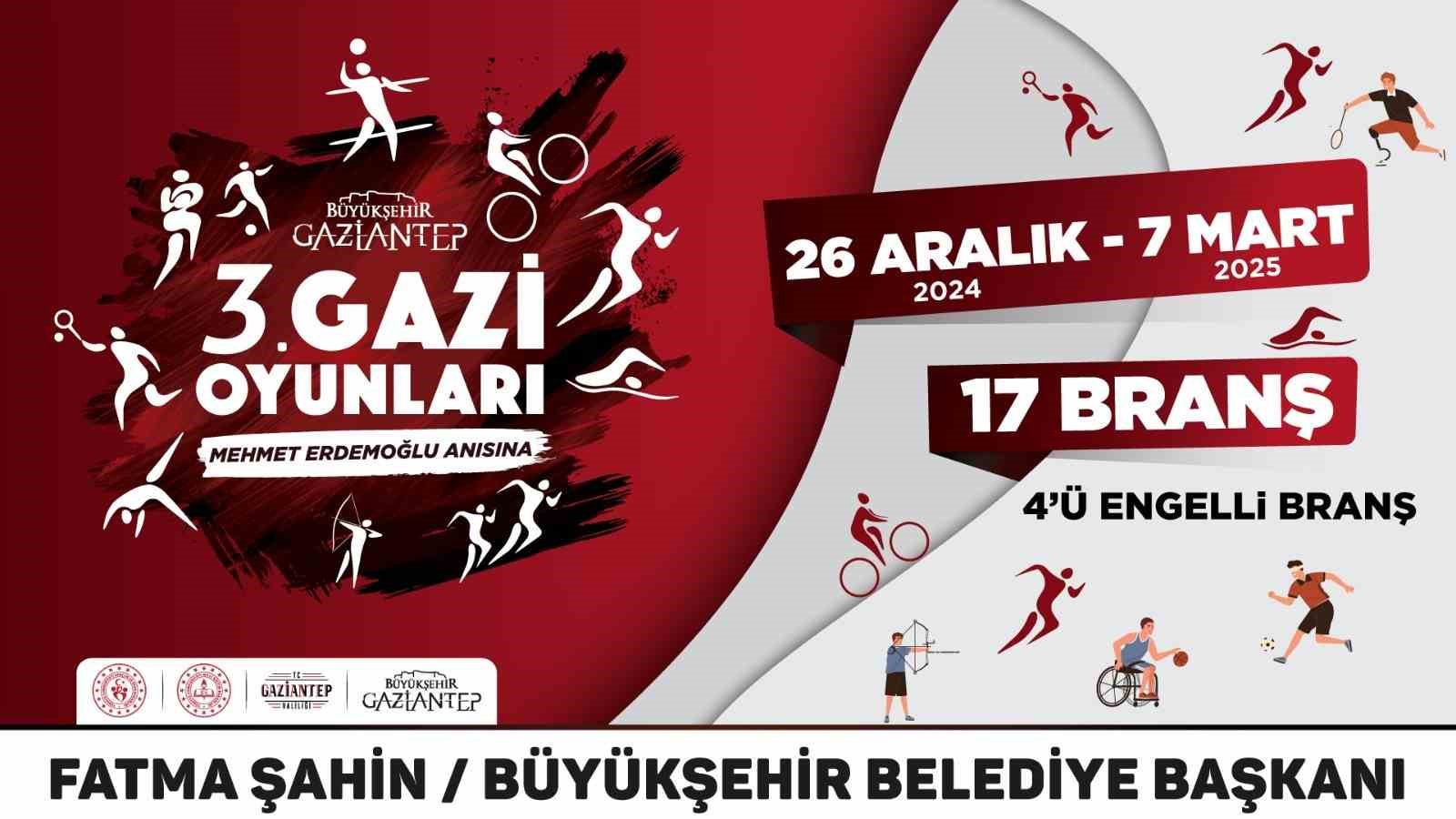 Gazi oyunları için geri sayım sürüyor
