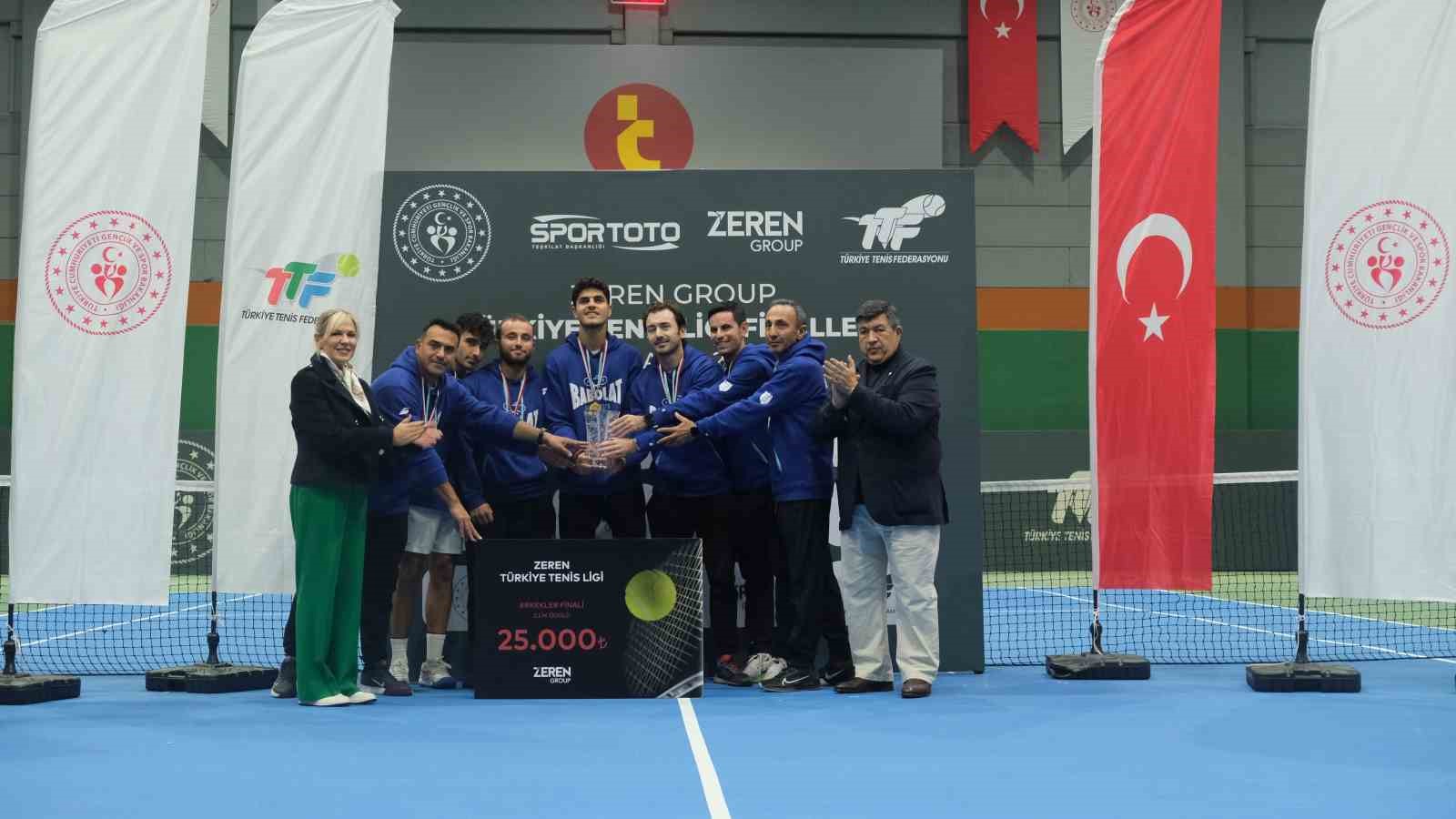 Türkiye Tenis Ligi’nde erkekler şampiyonu TED Spor Kulübü
