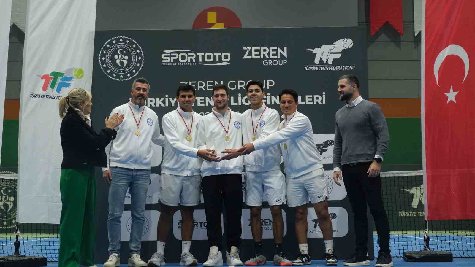 Türkiye Tenis Ligi’nde erkekler şampiyonu TED Spor Kulübü
