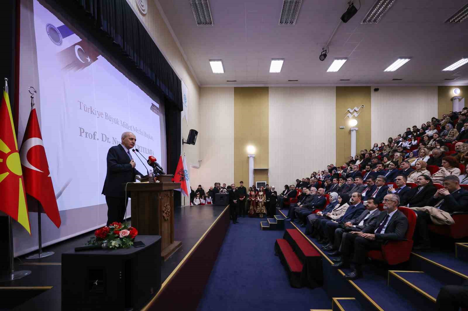 TBMM Başkanı Kurtulmuş: “Balkan ülkeleriyle Türkiye arasındaki ilişkinin ana ekseni halklar arasındaki kardeşlik ve dostluk ilişkisidir