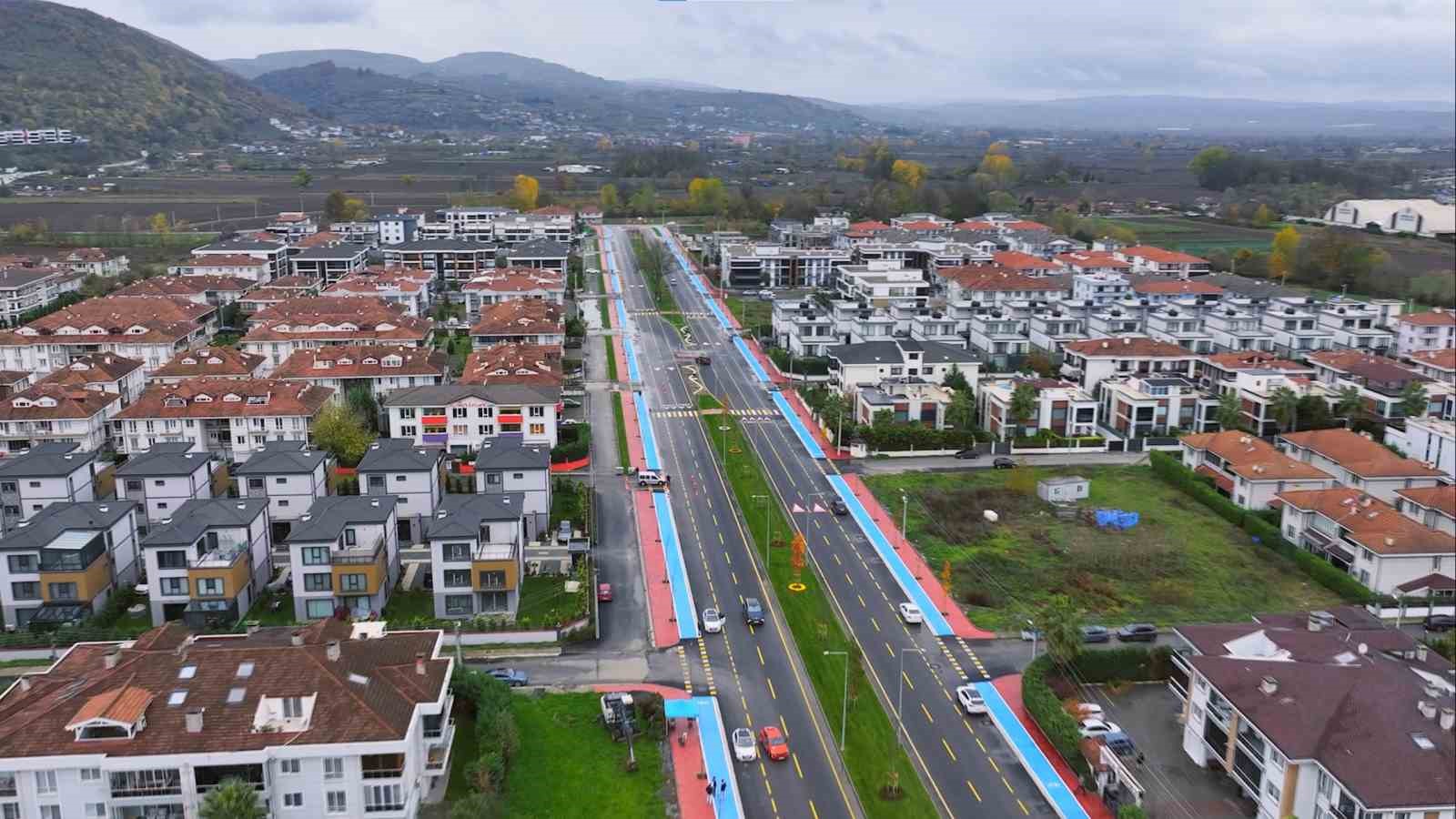 Şehrin yeni duble yolu ışıl ışıl oldu
