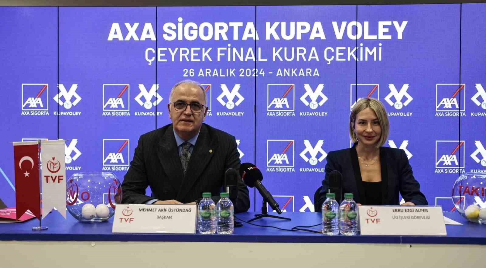 Kupa Voley’de Arkas Spor’un rakibi Ziraat Bankkart oldu
