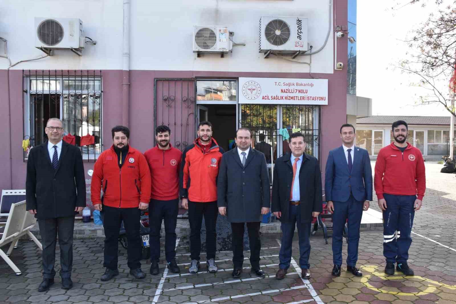 Vali Yardımcısı Ballı, Nazilli’deki sağlık tesislerini inceledi
