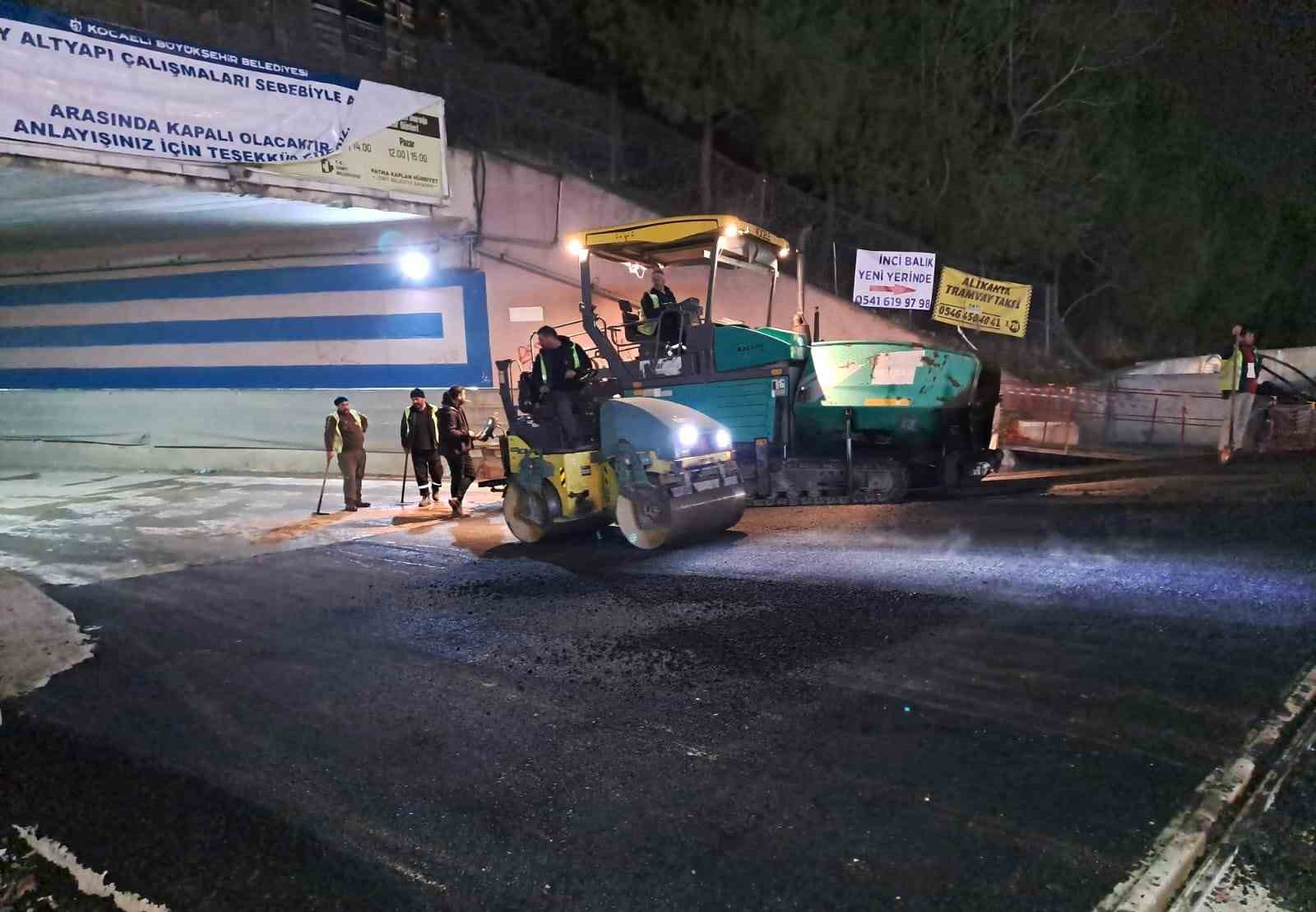 Alikahya’daki menfez yeniden trafiğe açıldı
