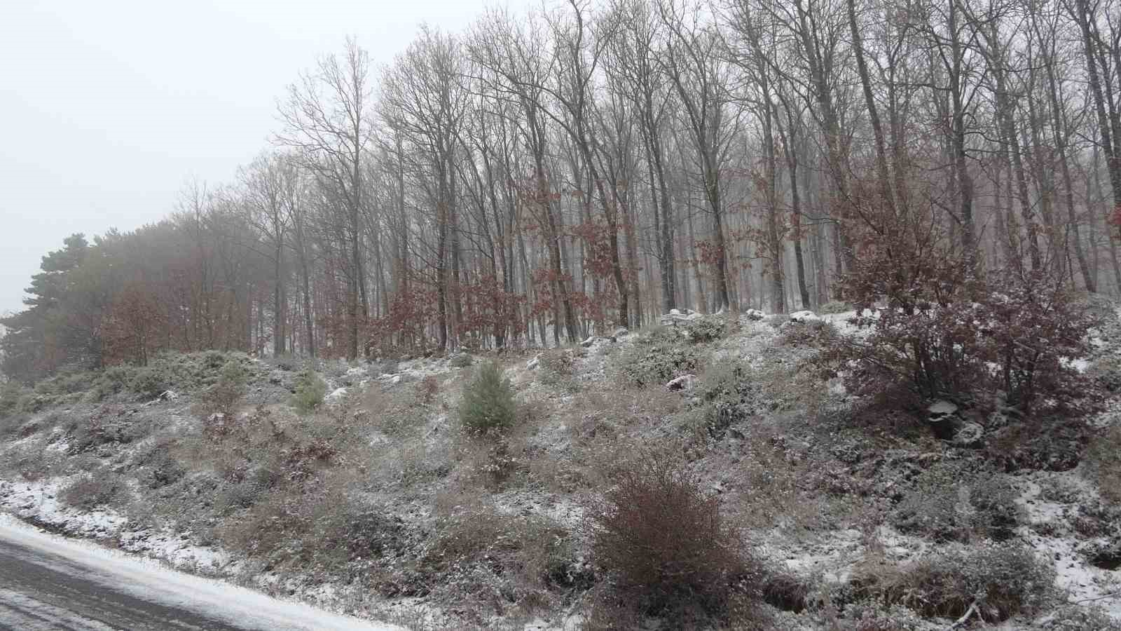 Çanakkale’nin yüksekleri beyaza büründü
