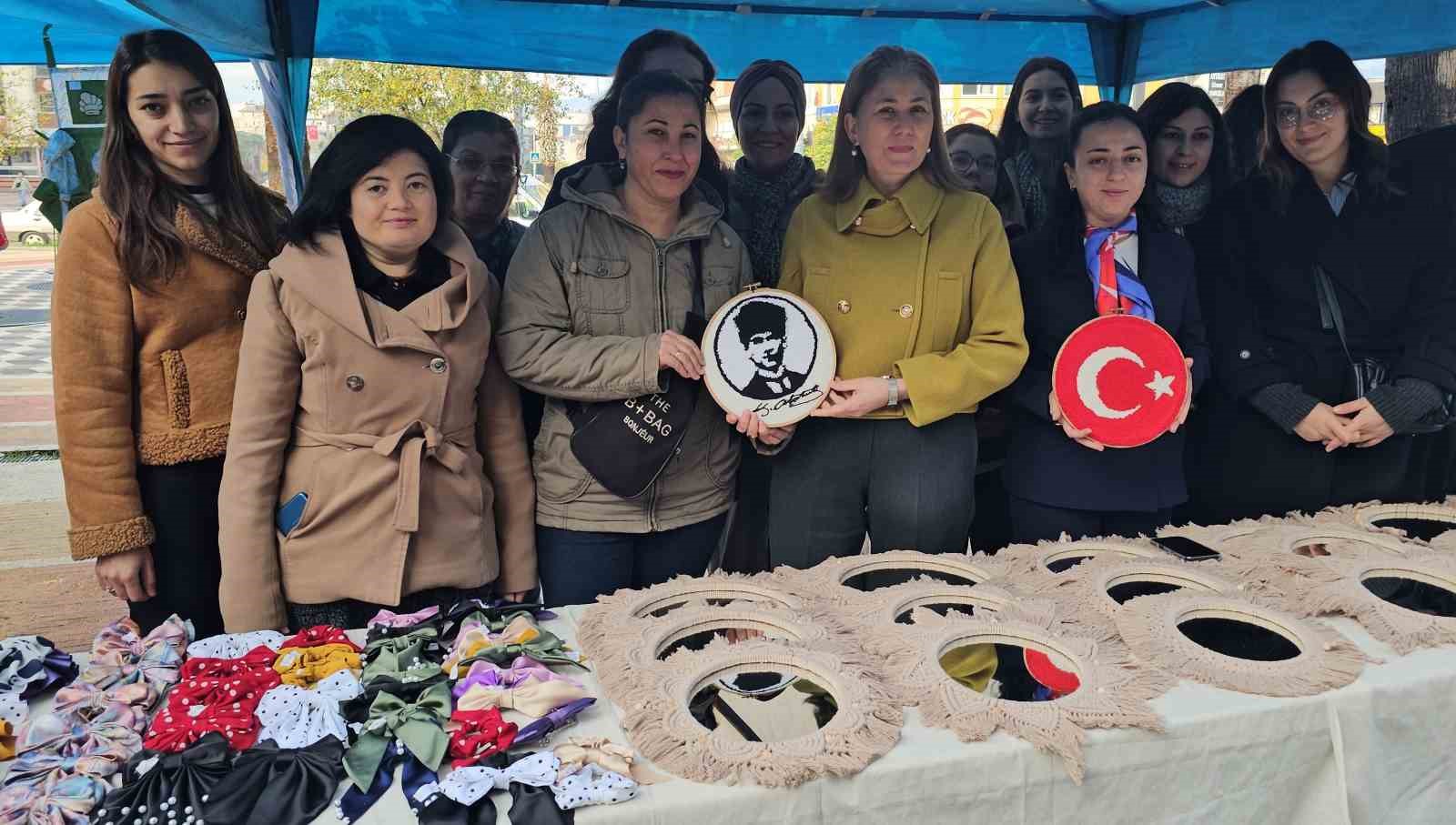 Nazilli’de kursiyerlerin sergisi büyük ilgi gördü
