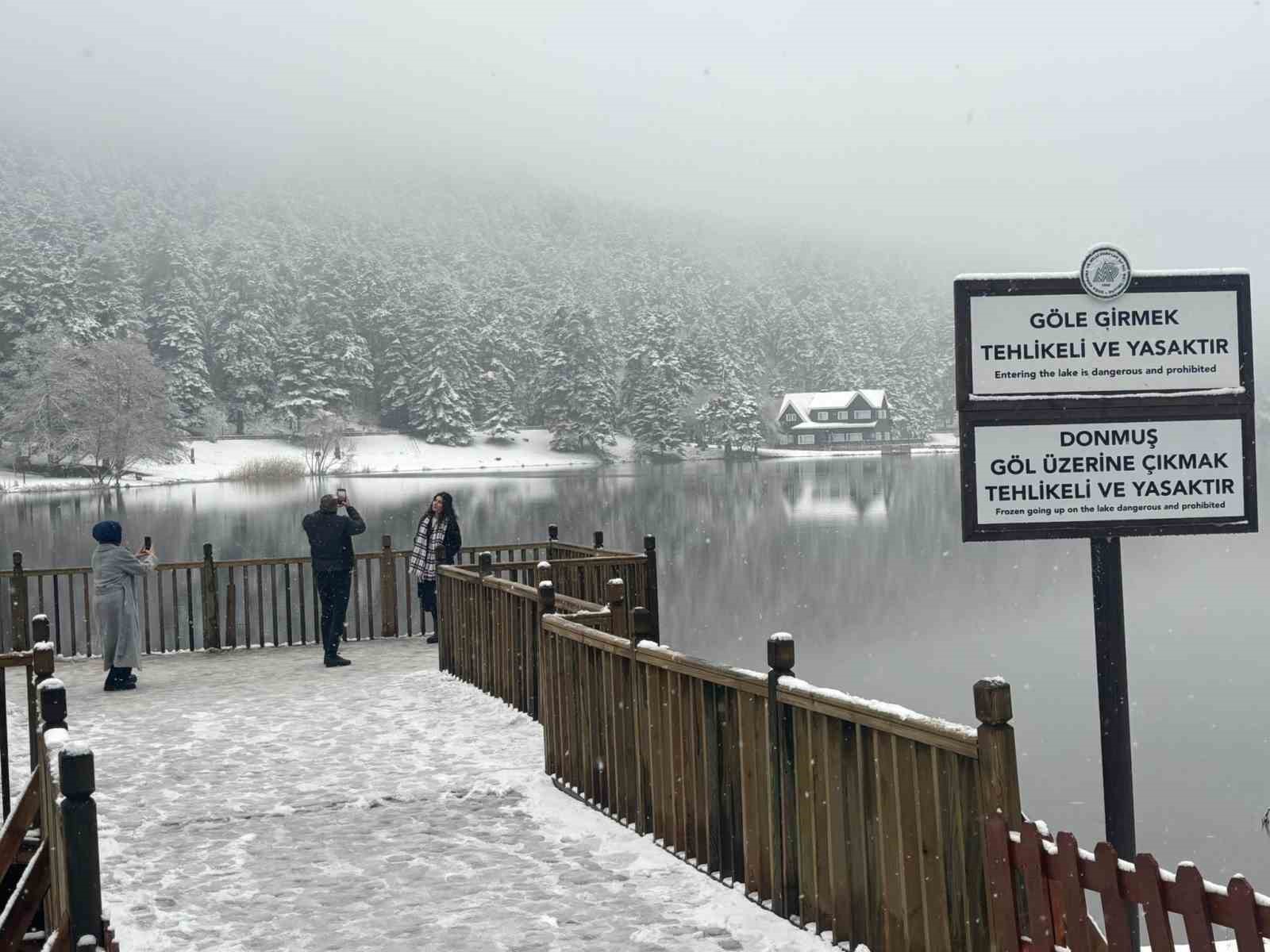 Bolu’nun incisi beyaza büründü
