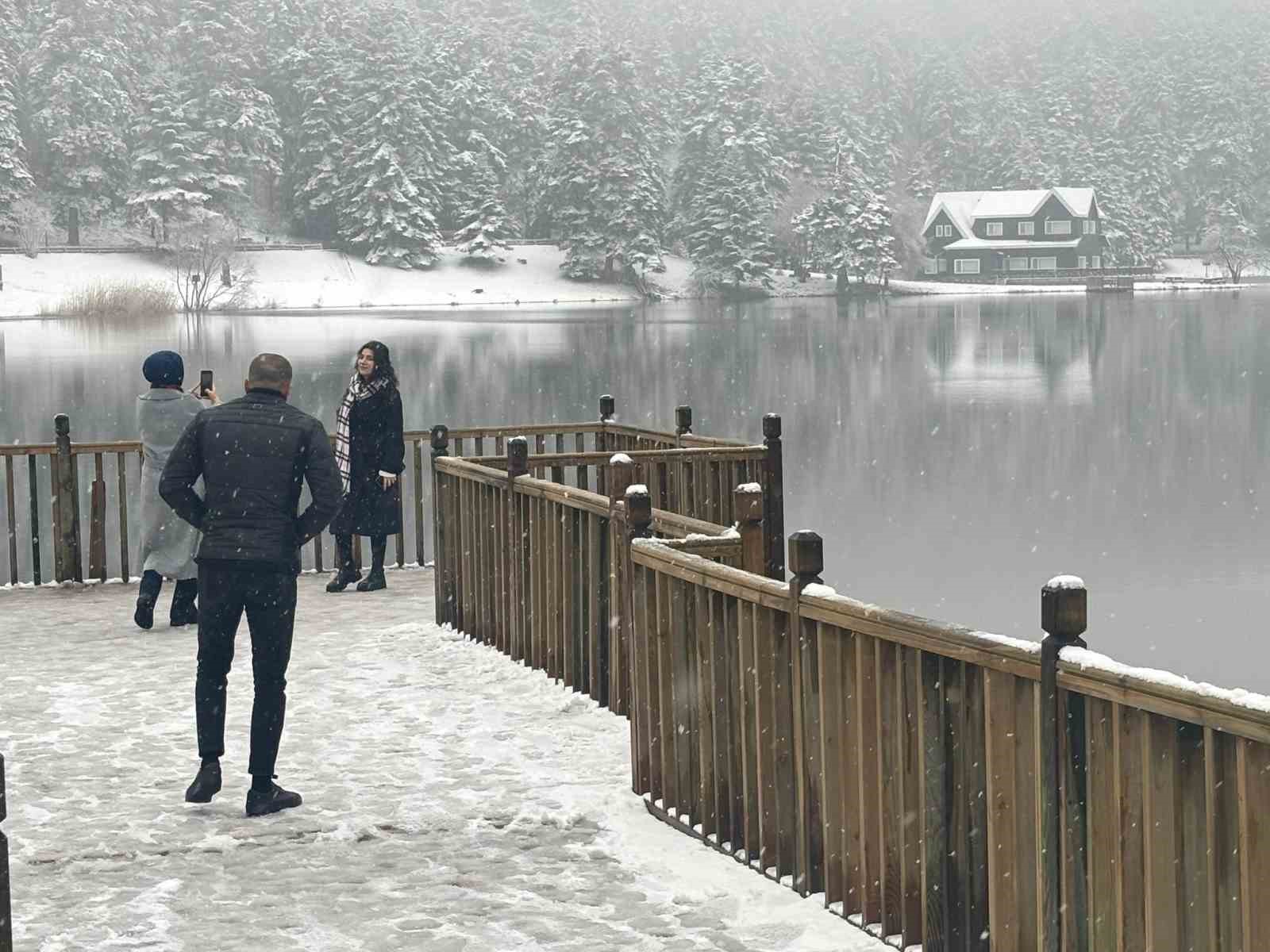 Bolu’nun incisi beyaza büründü
