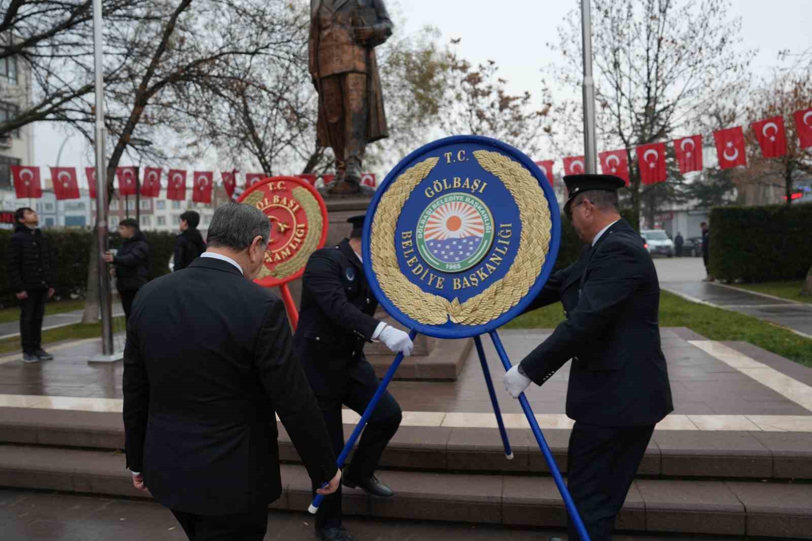 Atatürk’ün Ankara’ya gelişinin 105. yılı Gölbaşı’nda kutlandı
