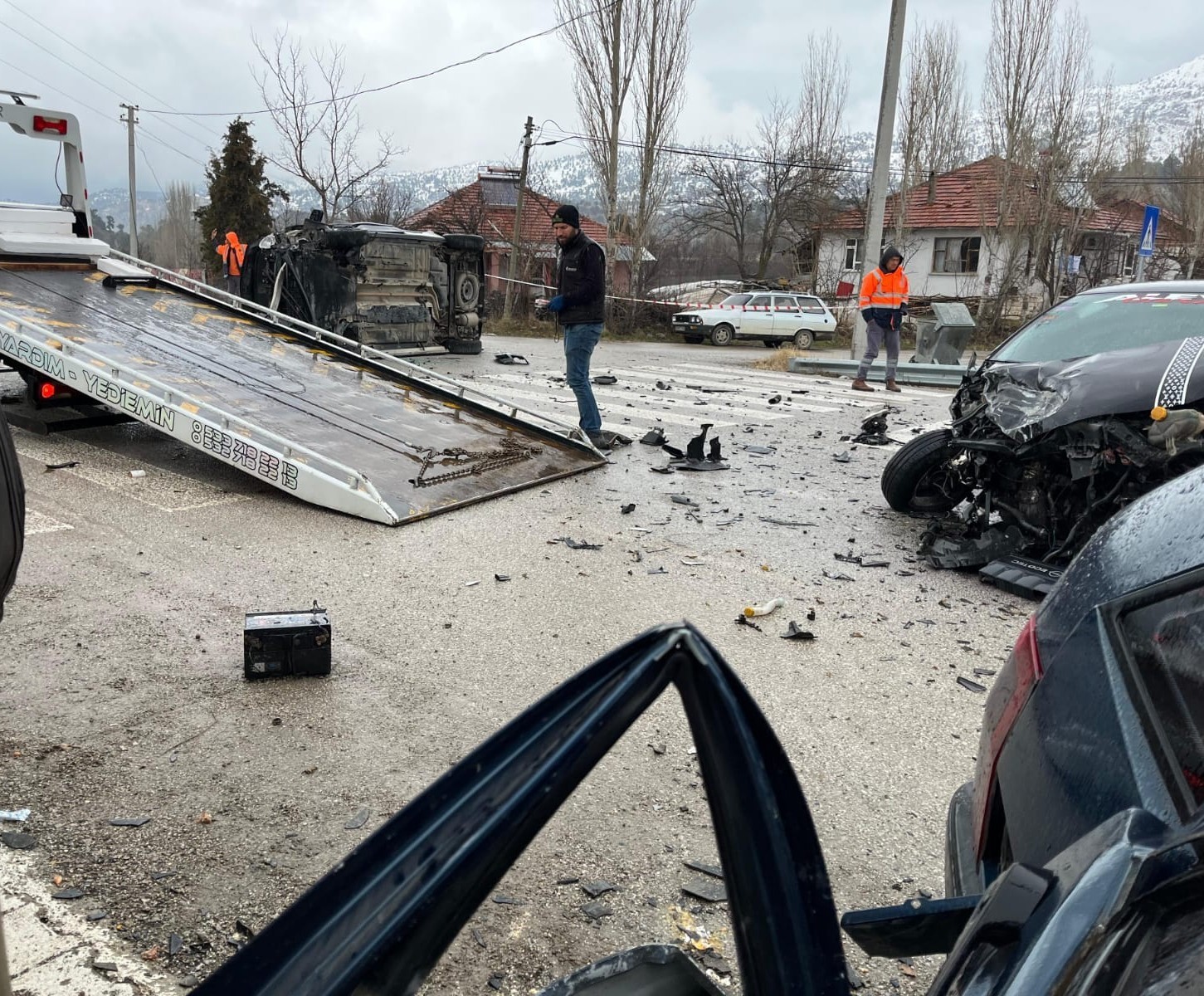 Denizli’de zincirleme trafik kazasında 3 kişi yaralandı
