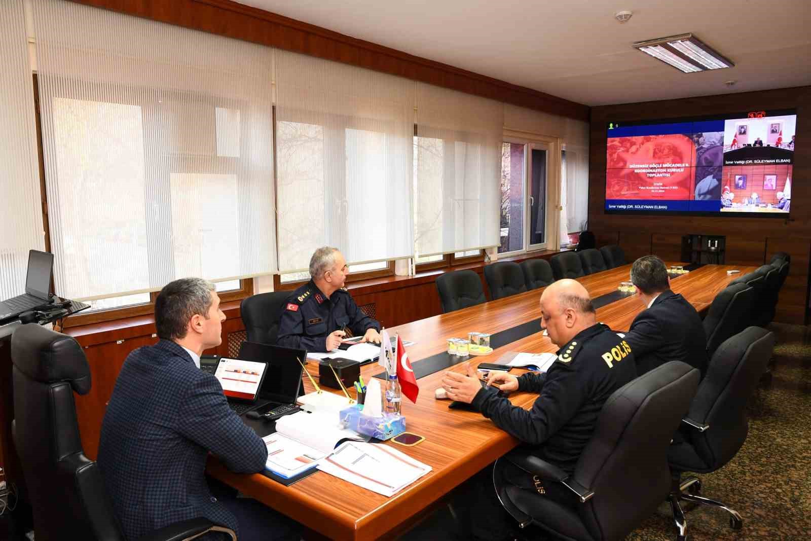 Uşak’ta Düzensiz Göçle Mücadele Koordinasyon Toplantısı gerçekleştirildi
