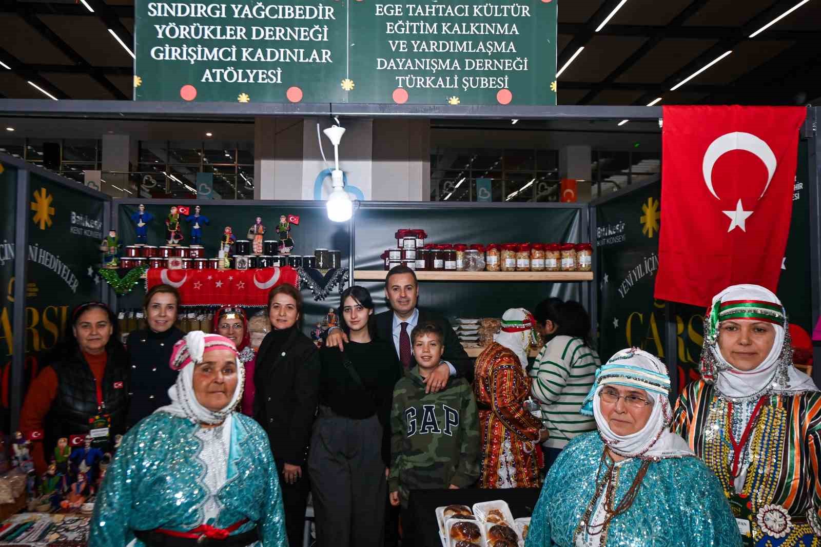 Balıkesirli üreten kadınlara kalıcı satış yeri müjdesi
