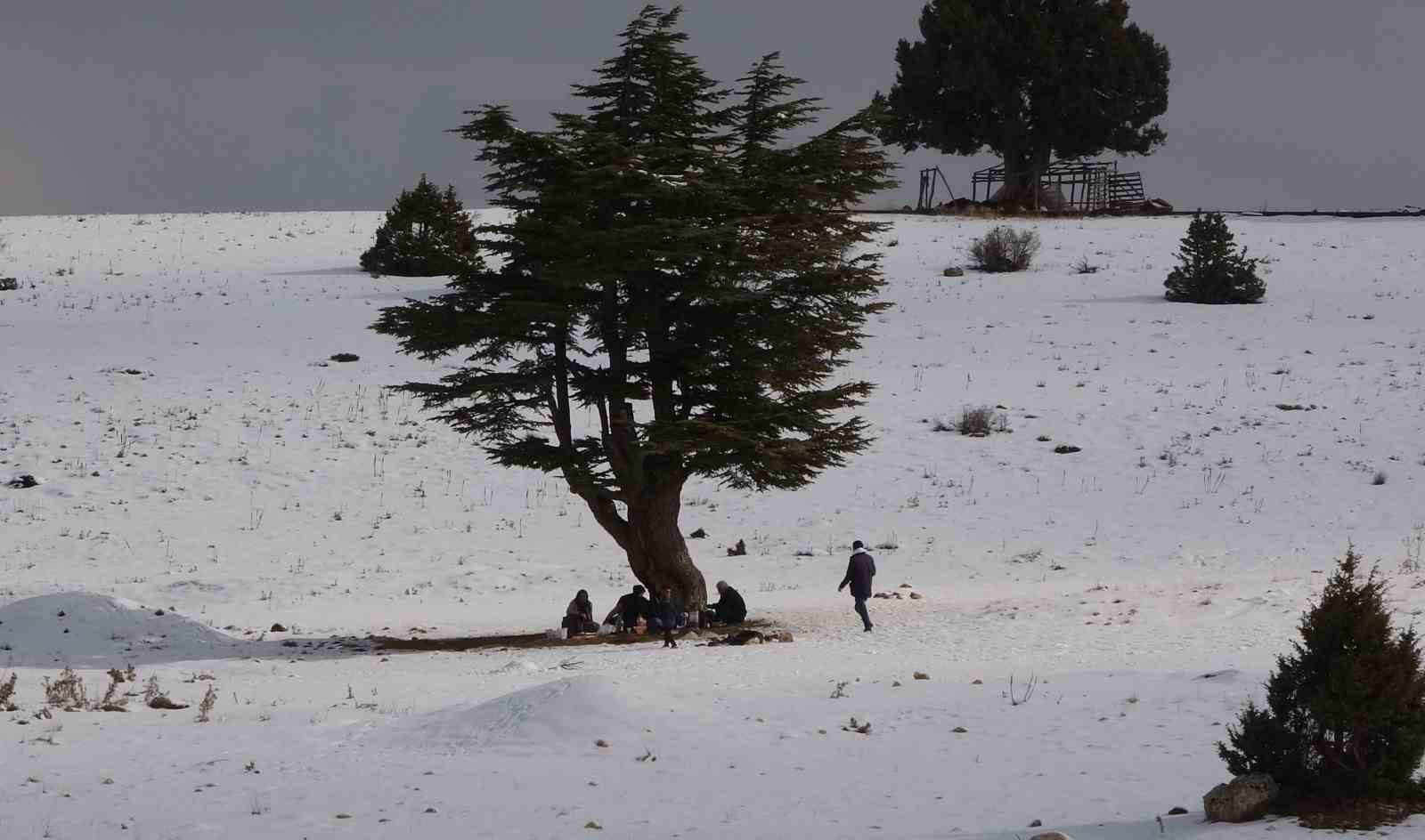 Toroslarda kar güzelliği
