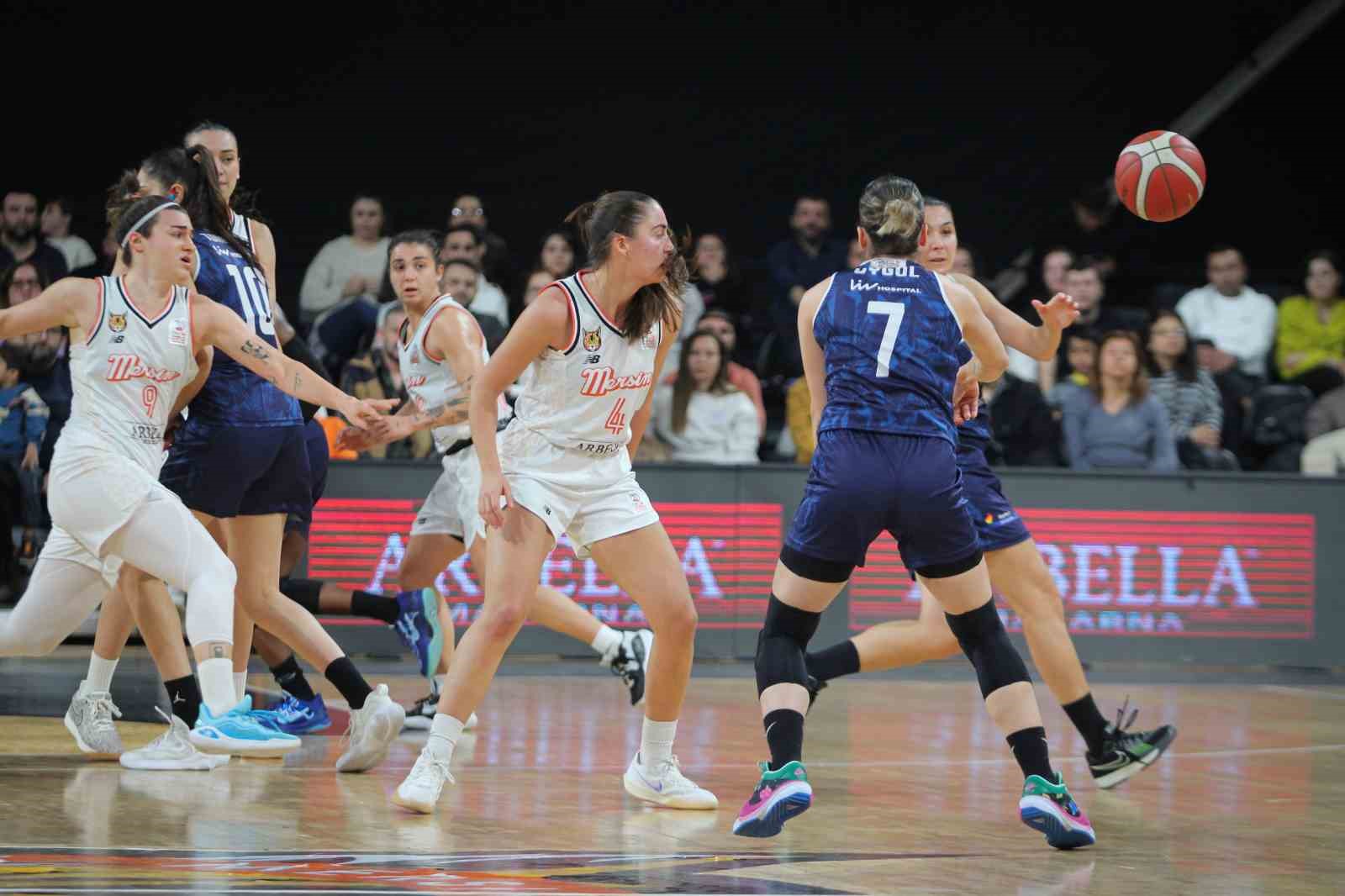 Türkiye Kadınlar Basketbol Süper Ligi: ÇBK Mersin: 87 - Nesibe Aydın: 76
