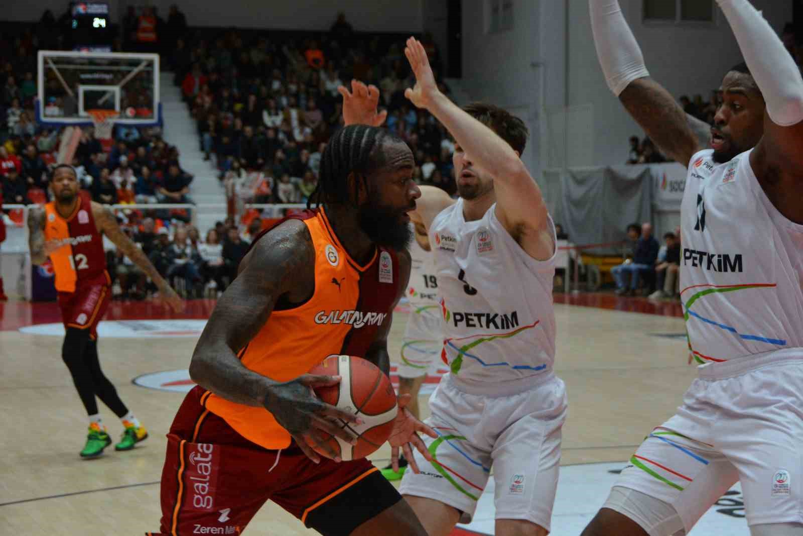 Türkiye Sigorta Basketbol Süper Ligi: Aliağa Petkimspor: 77 - Galatasaray: 94
