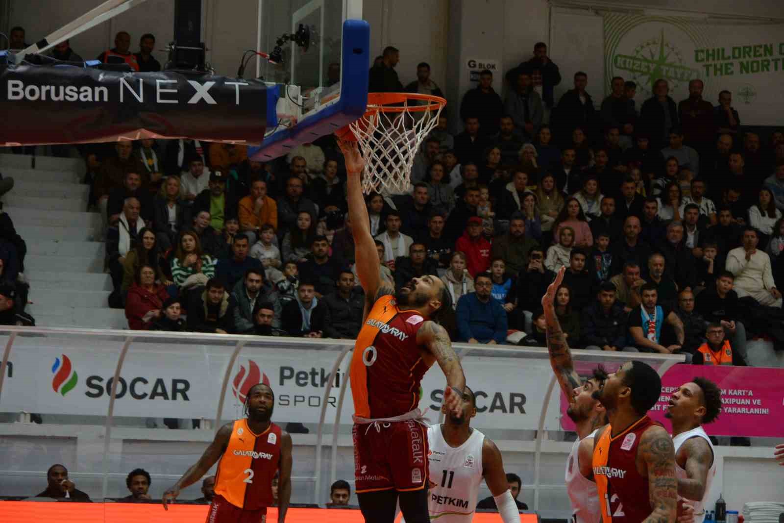 Türkiye Sigorta Basketbol Süper Ligi: Aliağa Petkimspor: 77 - Galatasaray: 94
