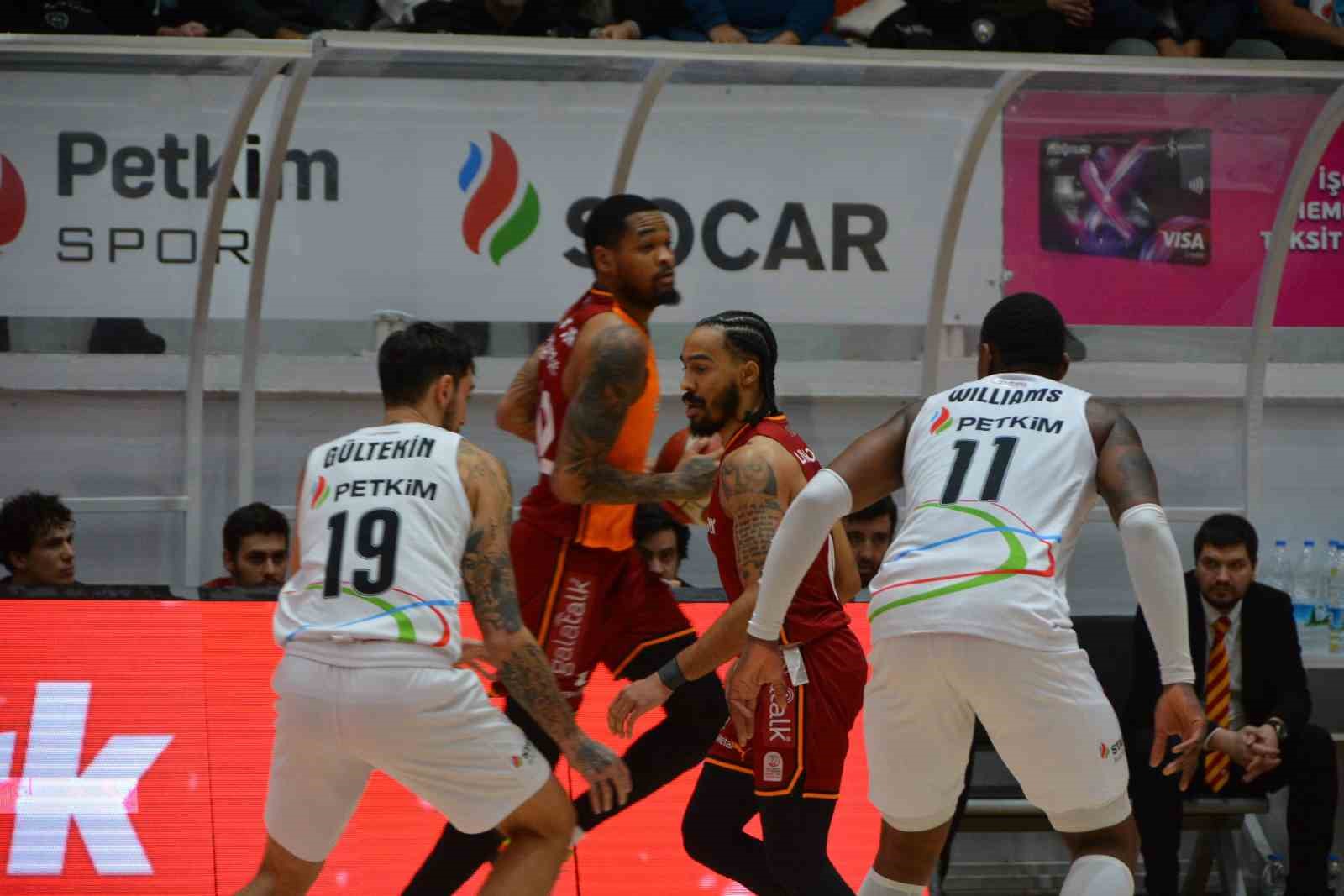 Türkiye Sigorta Basketbol Süper Ligi: Aliağa Petkimspor: 77 - Galatasaray: 94
