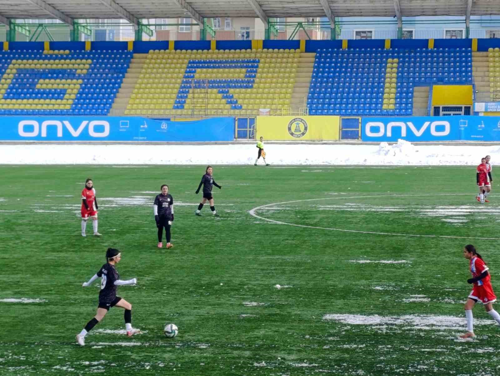 Ağrı Aile ve Sosyal Politikalar Gençlik ve Spor, Kayseri Kılıçaslan Yıldızspor’u 1-0 mağlup etti
