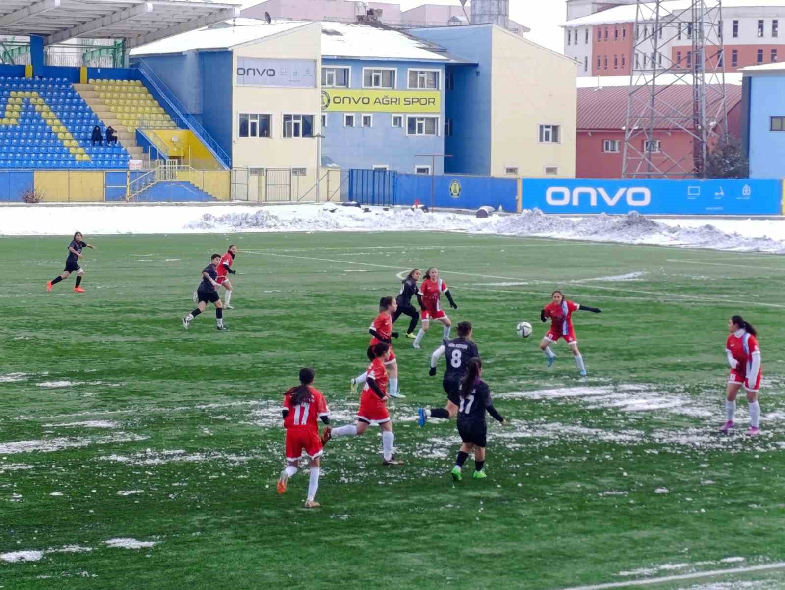 Ağrı Aile ve Sosyal Politikalar Gençlik ve Spor, Kayseri Kılıçaslan Yıldızspor’u 1-0 mağlup etti
