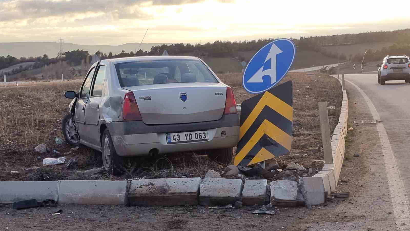 Kütahya’da o kavşakta yine kaza: 1 yaralı
