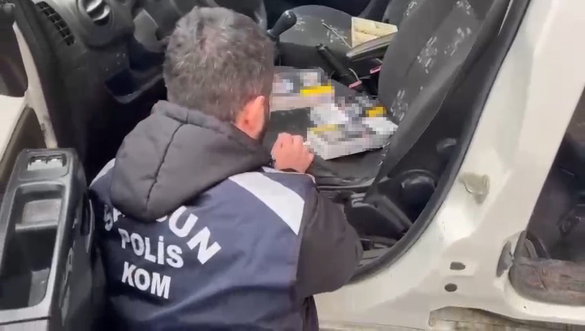 Samsun’da kaçak sigara ve içki operasyonu
