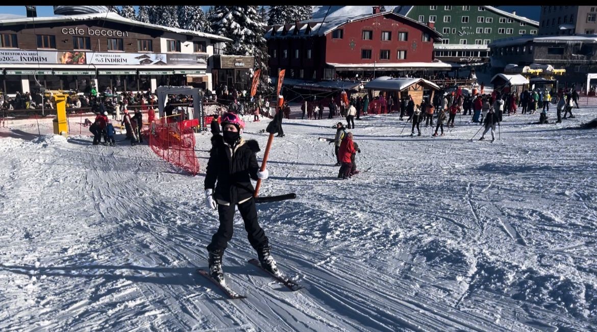 Turistler yeni yılı kutlamak için Uludağ’a akın ettiler
