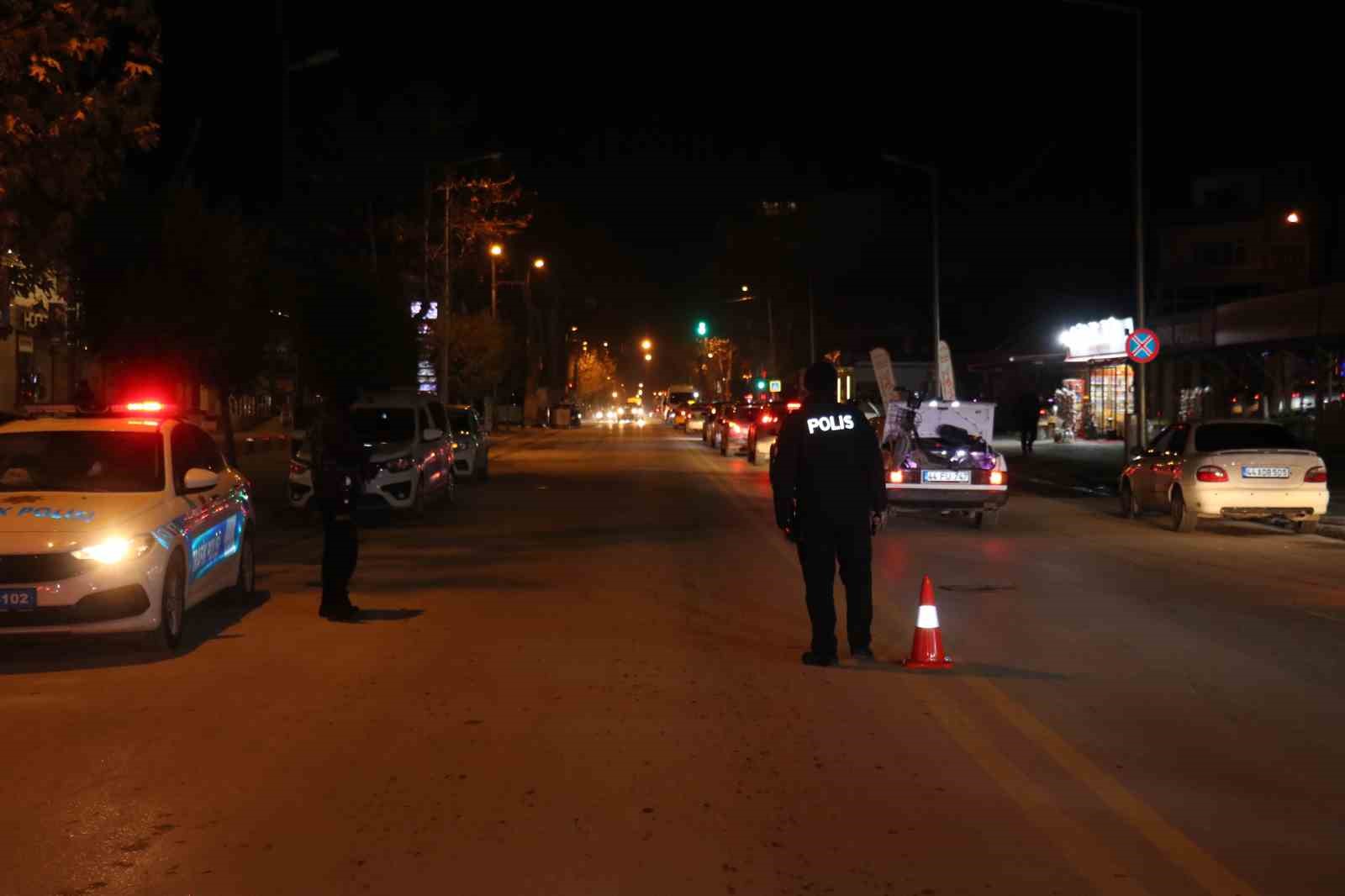 Malatya’da polis ekipleri yılbaşı denetiminde
