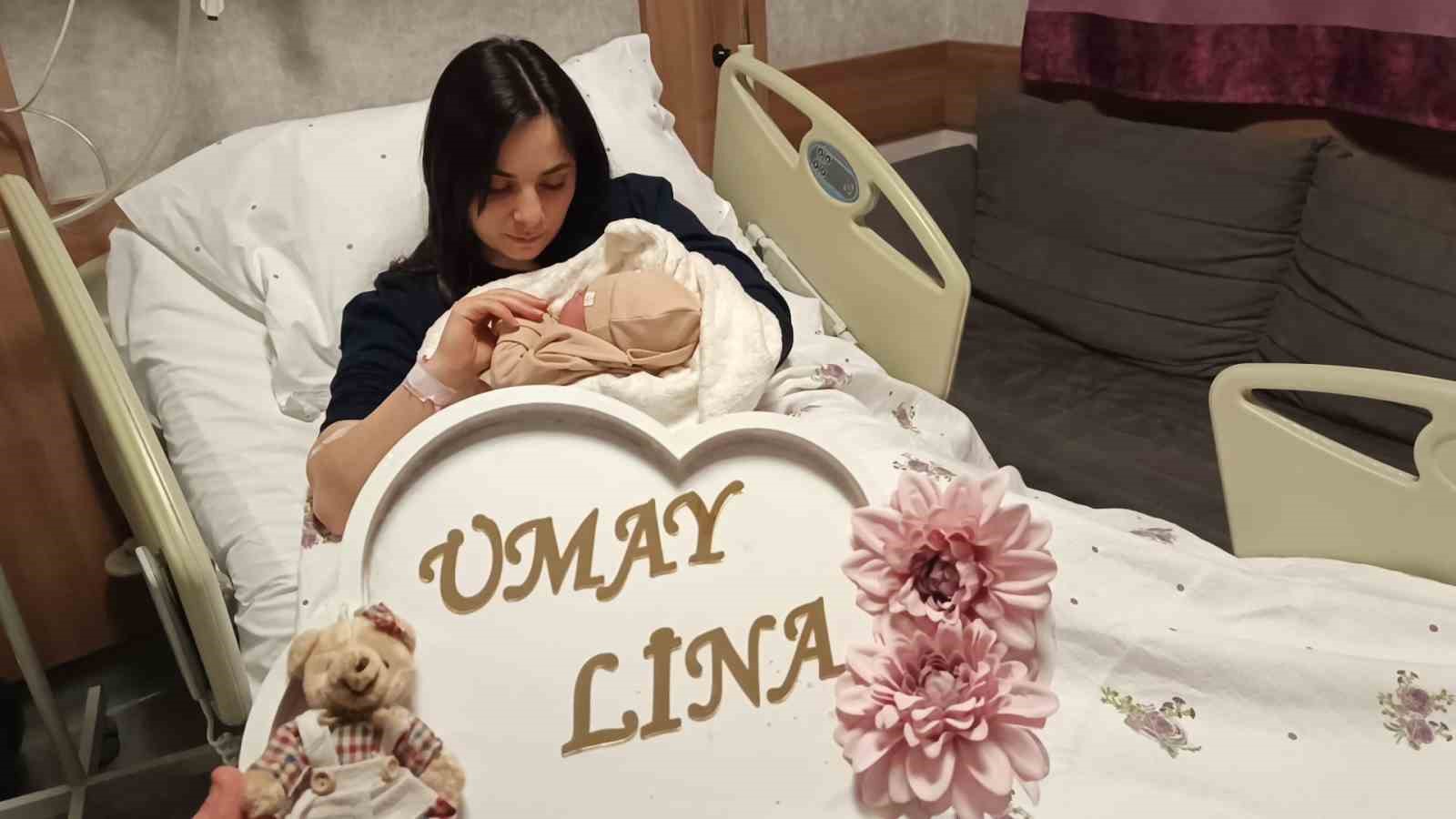 Ordu’da yeni yılın ilk bebeği ‘Umay Lina’
