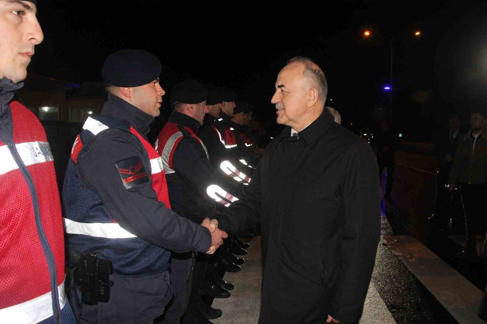 Ordu’da görevi başındaki personellerin yeni yılı kutlandı
