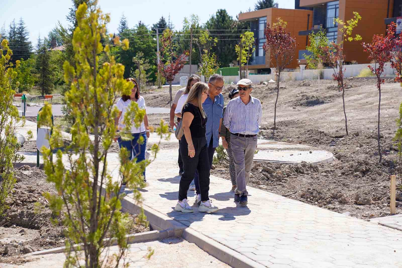 Tepebaşı’dan yeşil alan miktarı artmaya devam ediyor
