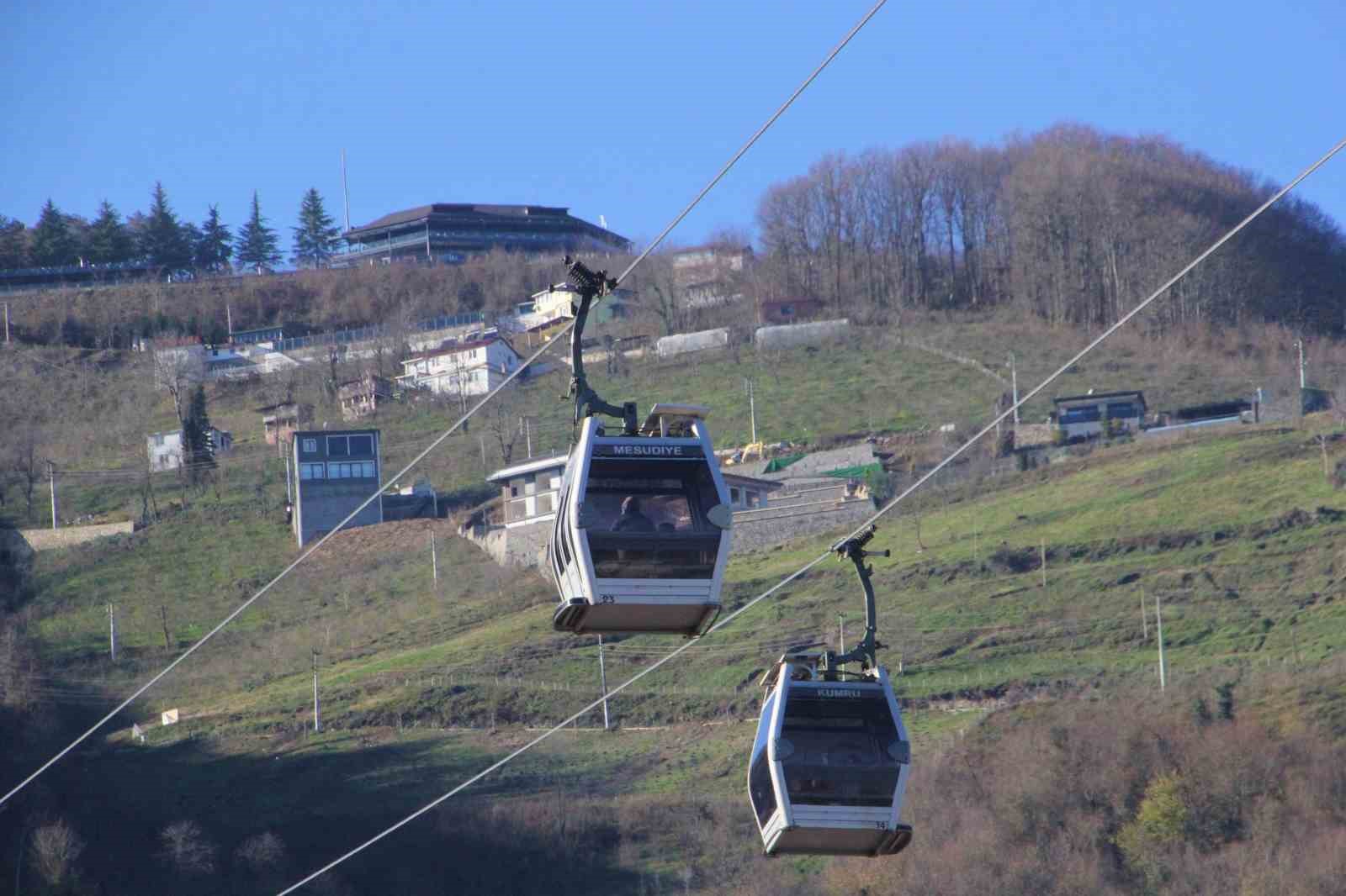 Ordu’da teleferik, bir yılda 697 bin yolcu taşıdı
