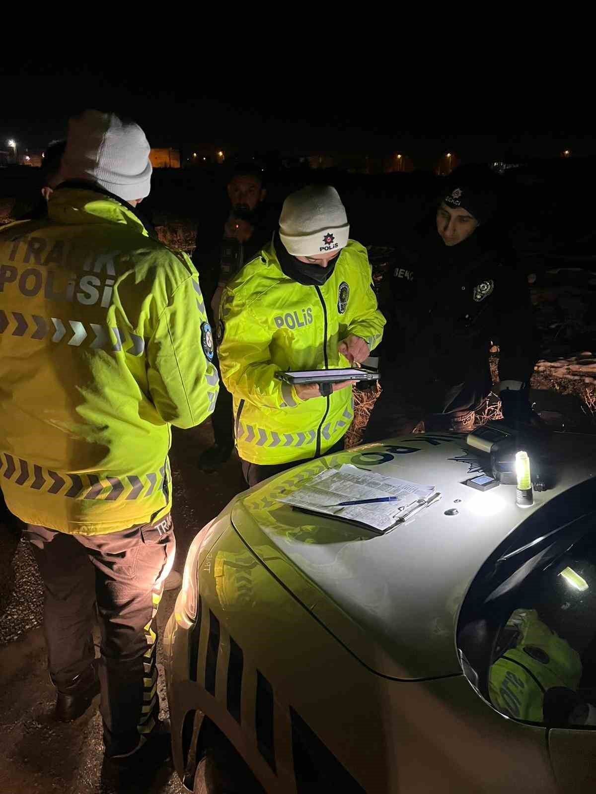 Akşehir’de yılbaşı uygulamalarında 244 bin lira trafik cezası kesildi
