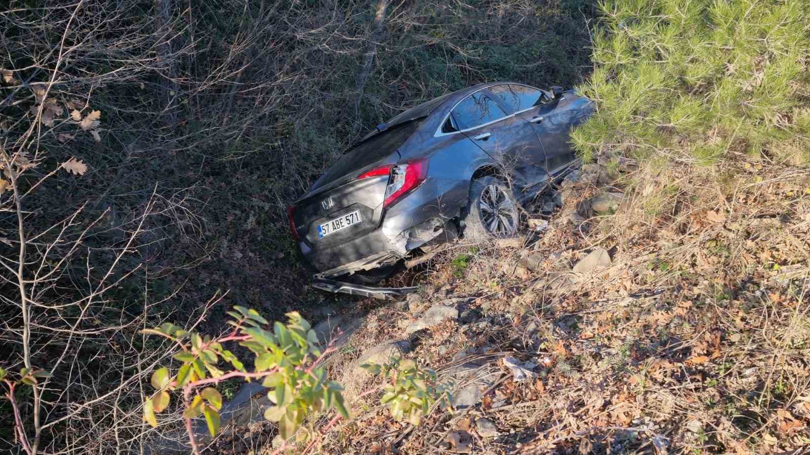 Sinop’ta trafik kazası: 3 yaralı
