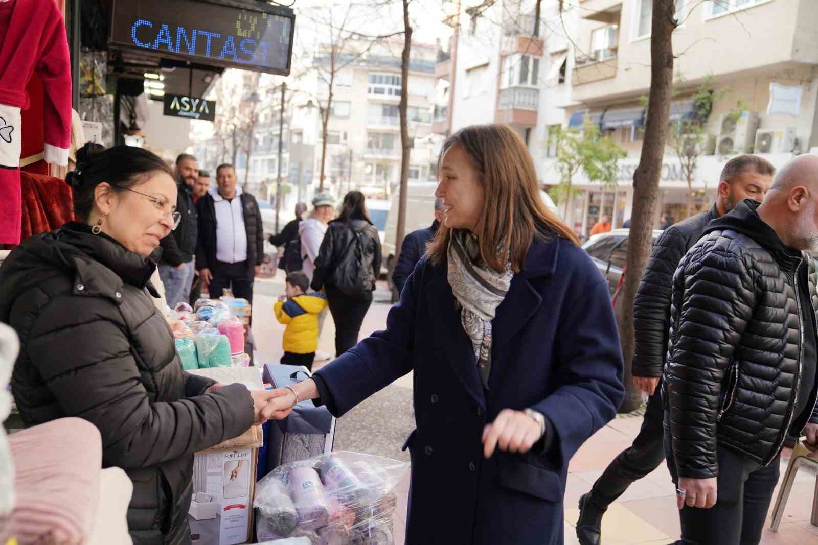 Başkan Durbay’dan yeni yılın ilk günü esnaf ziyareti
