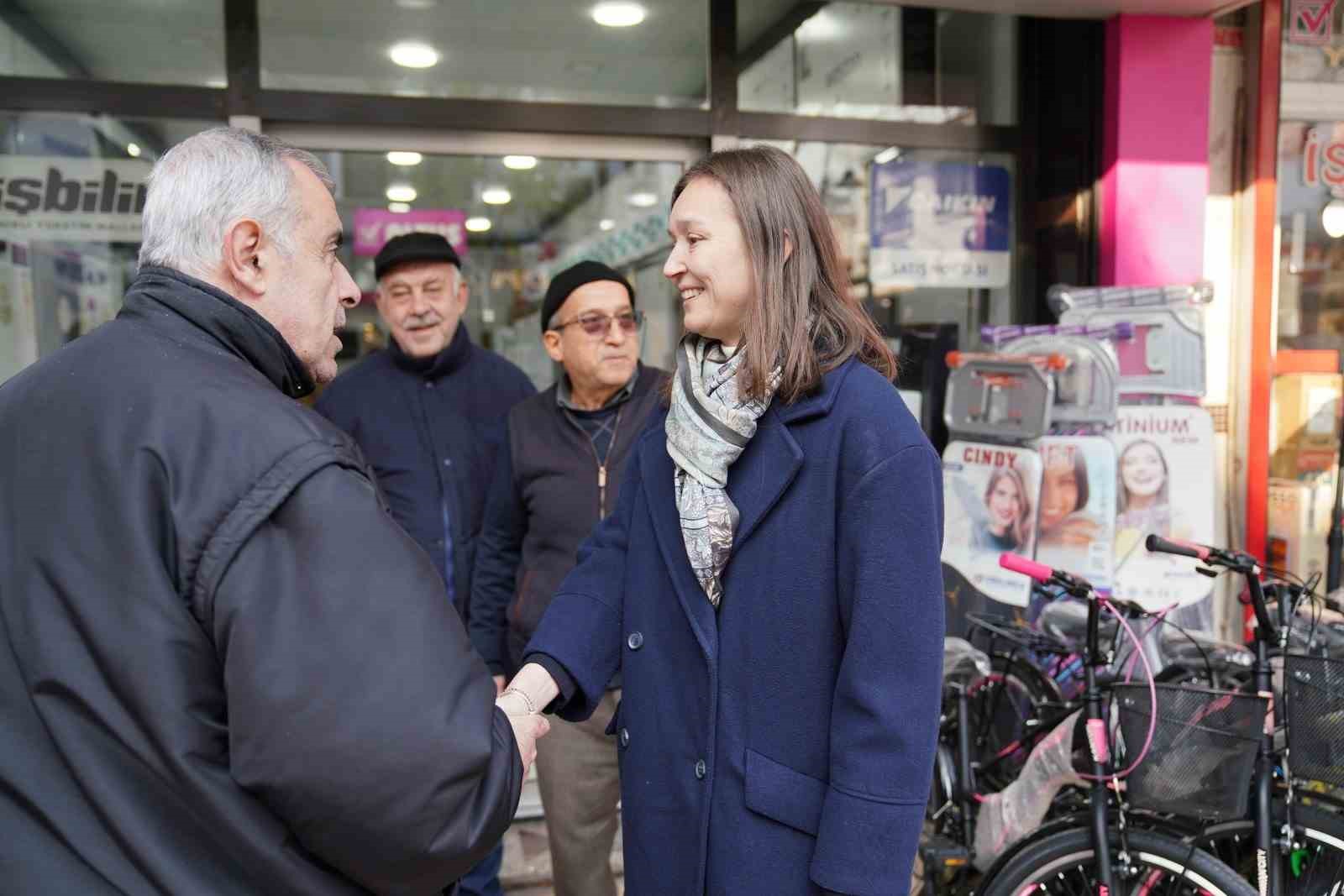 Başkan Durbay’dan yeni yılın ilk günü esnaf ziyareti
