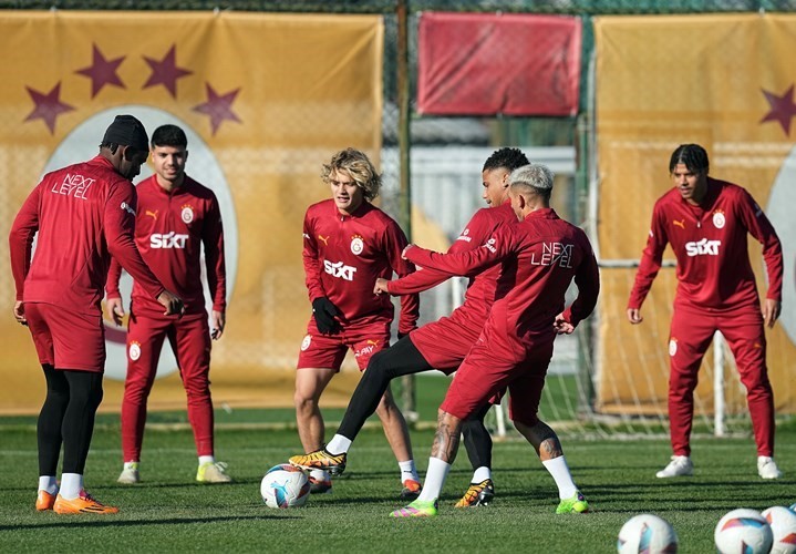 Galatasaray, Göztepe maçı hazırlıklarını sürdürdü
