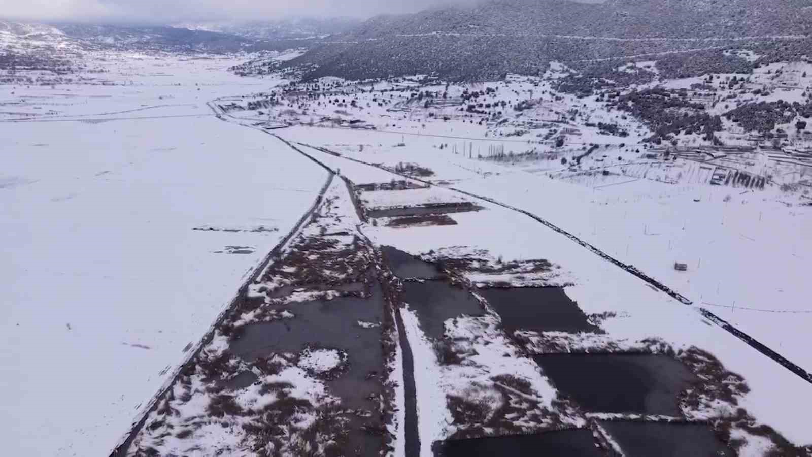 Çameli’nden doğayla karın bütünleşmesi büyüledi
