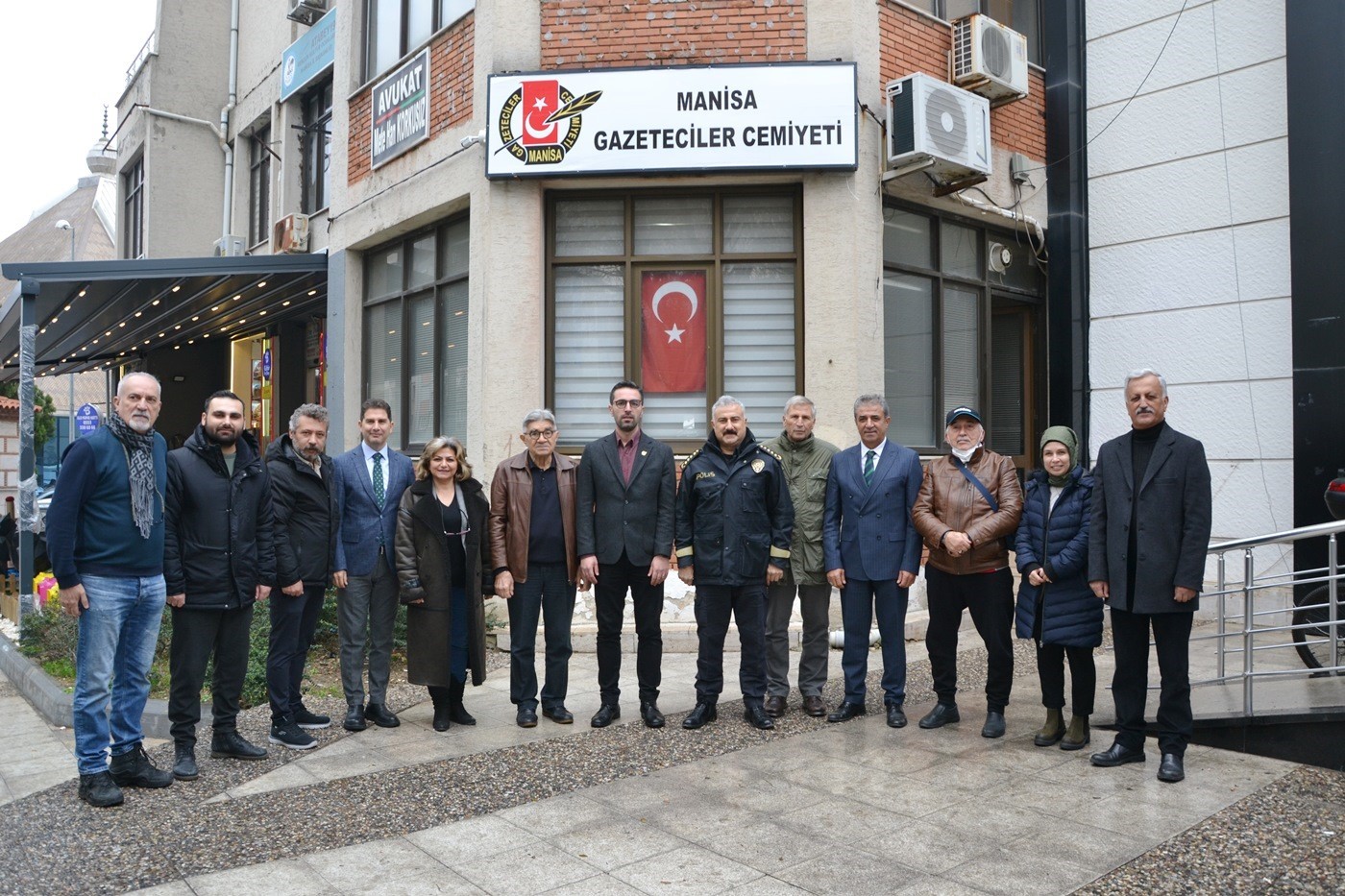 Emniyet Müdürü Aktaş’tan Gazeteciler Cemiyetine ziyaret
